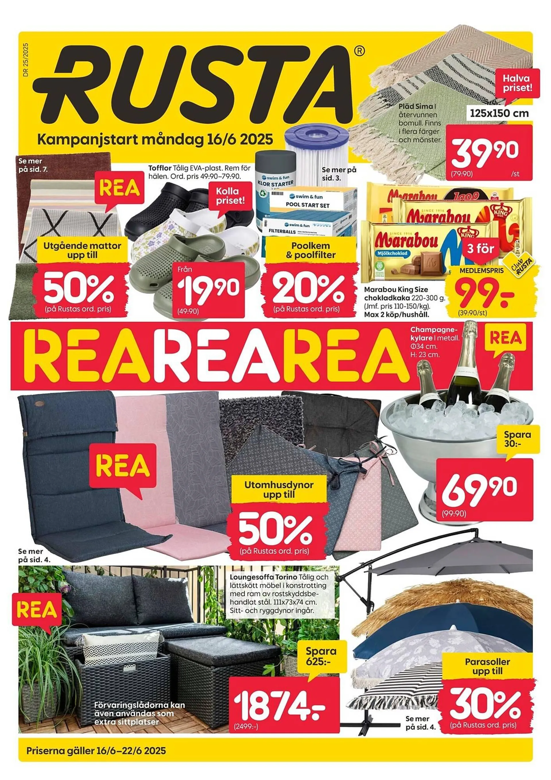 Rusta reklamblad - 1