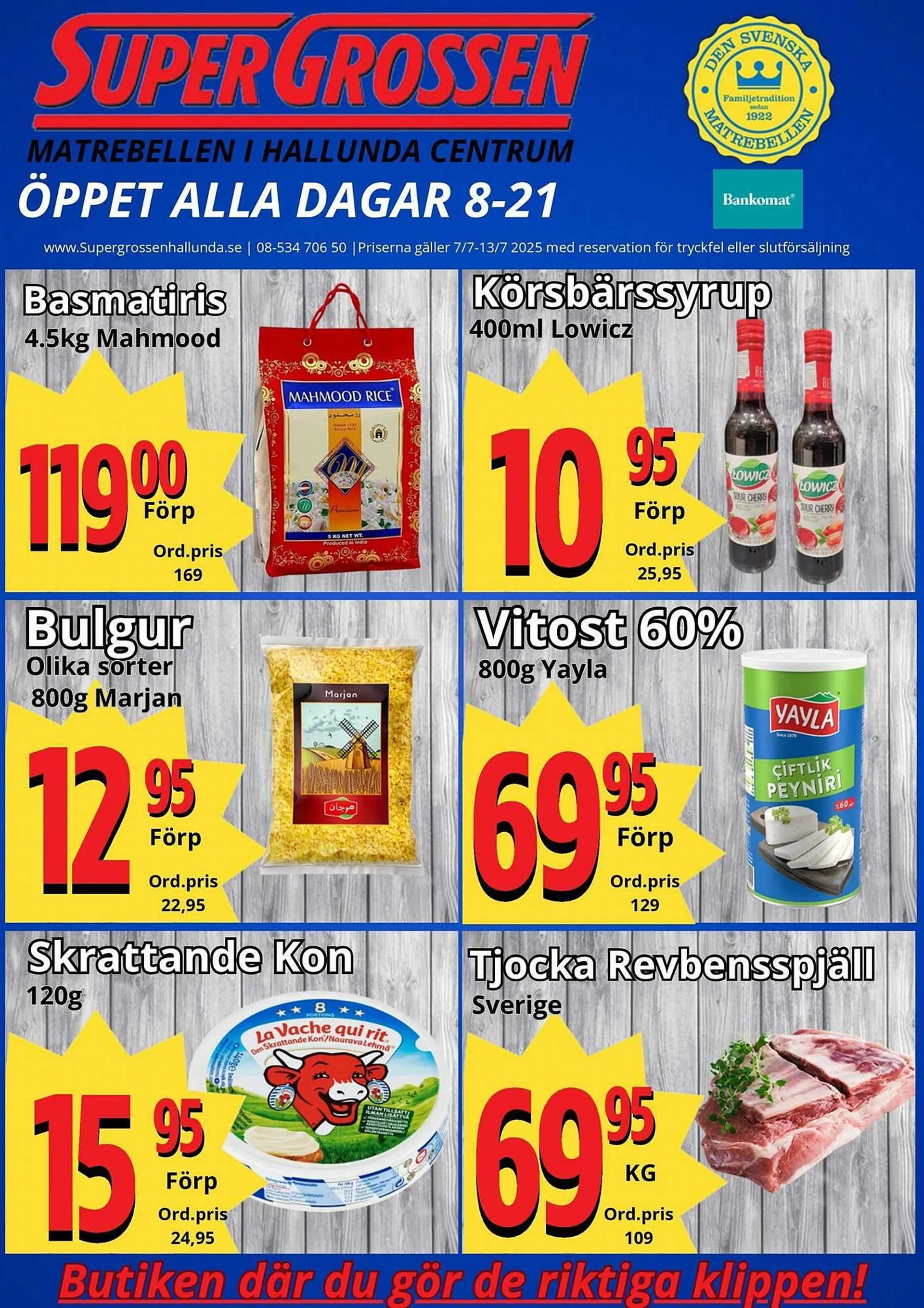 Supergrossen reklamblad - 1