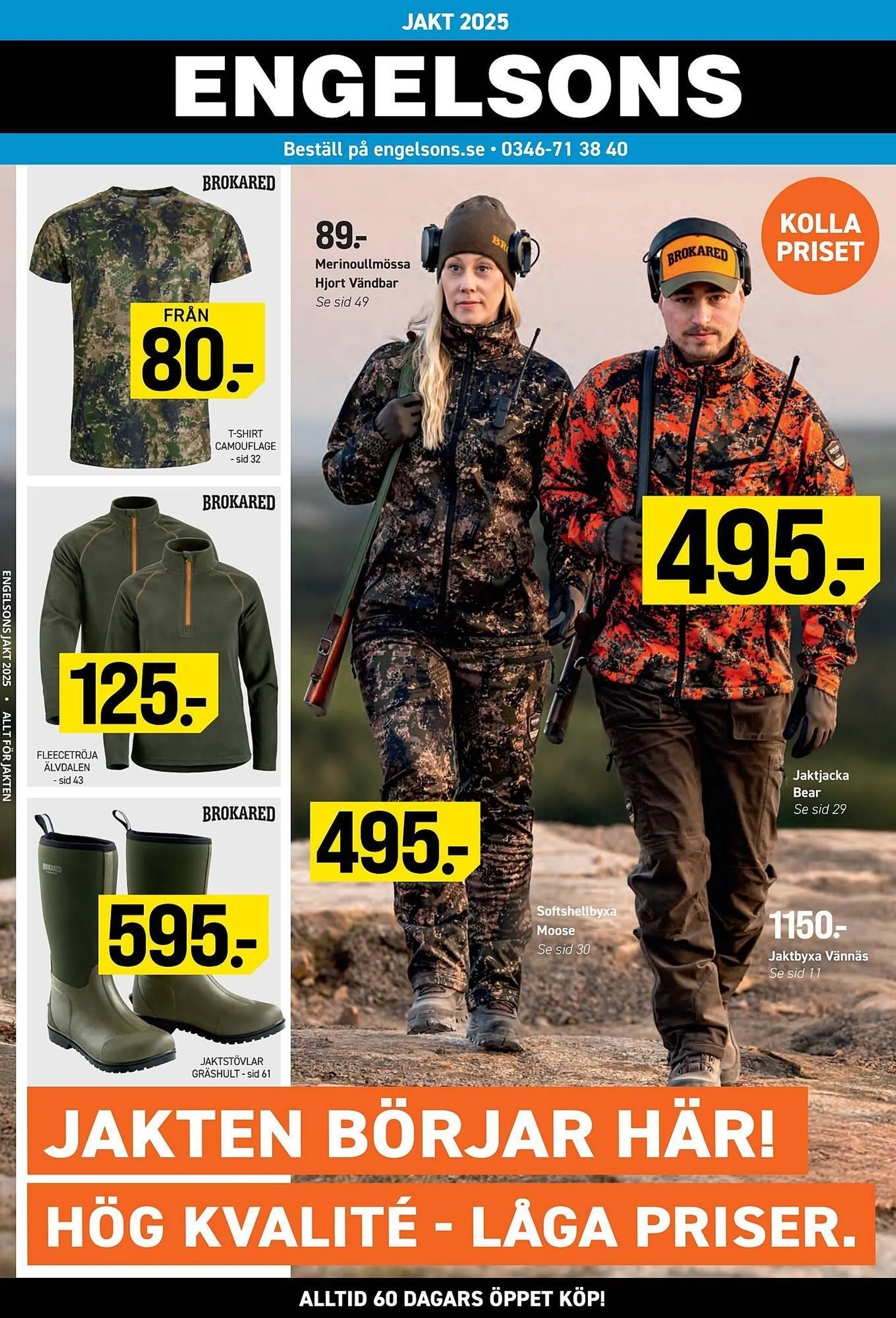 Engelsons reklamblad - 1