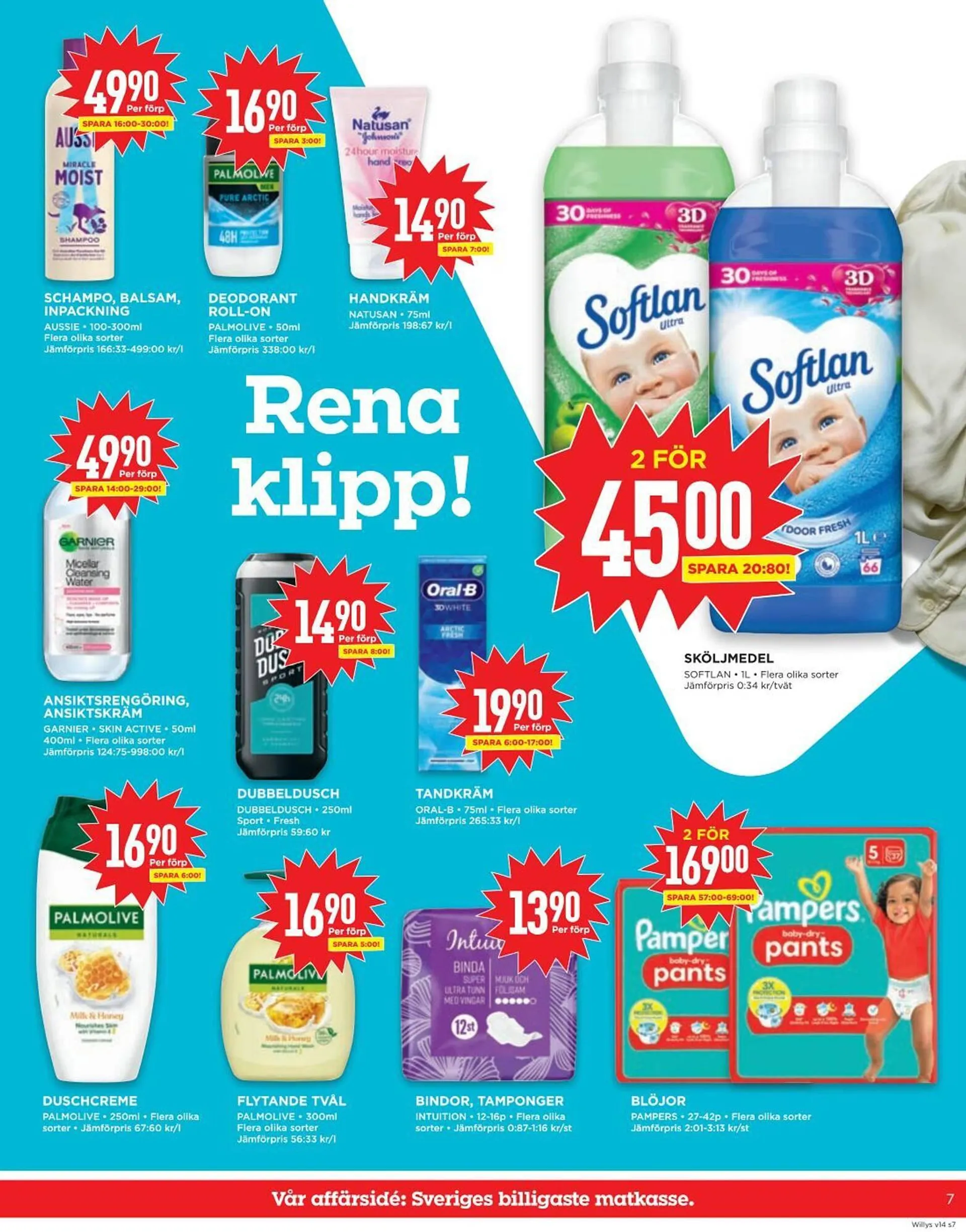 Willys reklamblad från 31 mars till 6 april 2025 - Reklamblad sidor 7