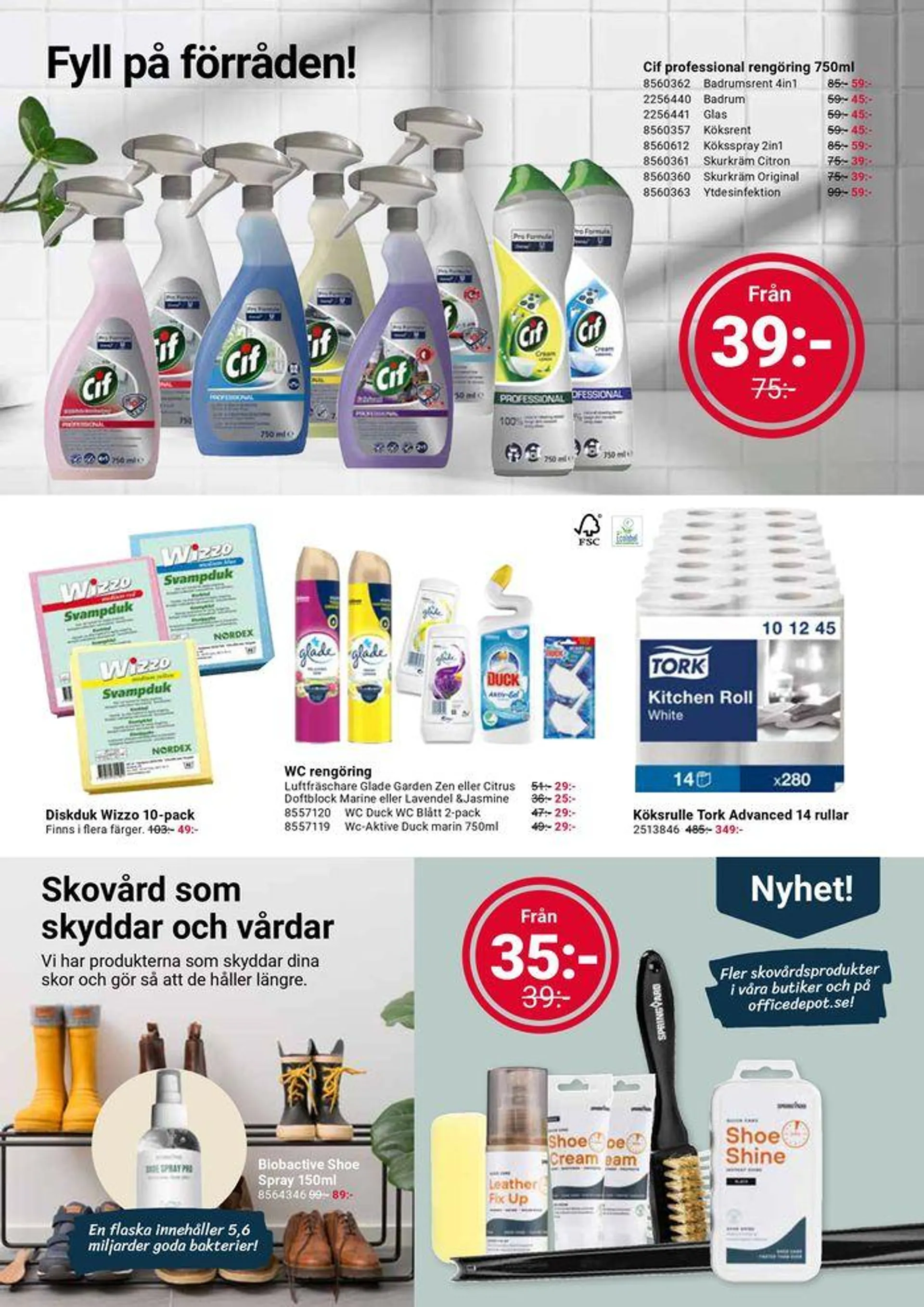 Office Depot - Månadens kampanjblad från 2 augusti till 16 augusti 2024 - Reklamblad sidor 9