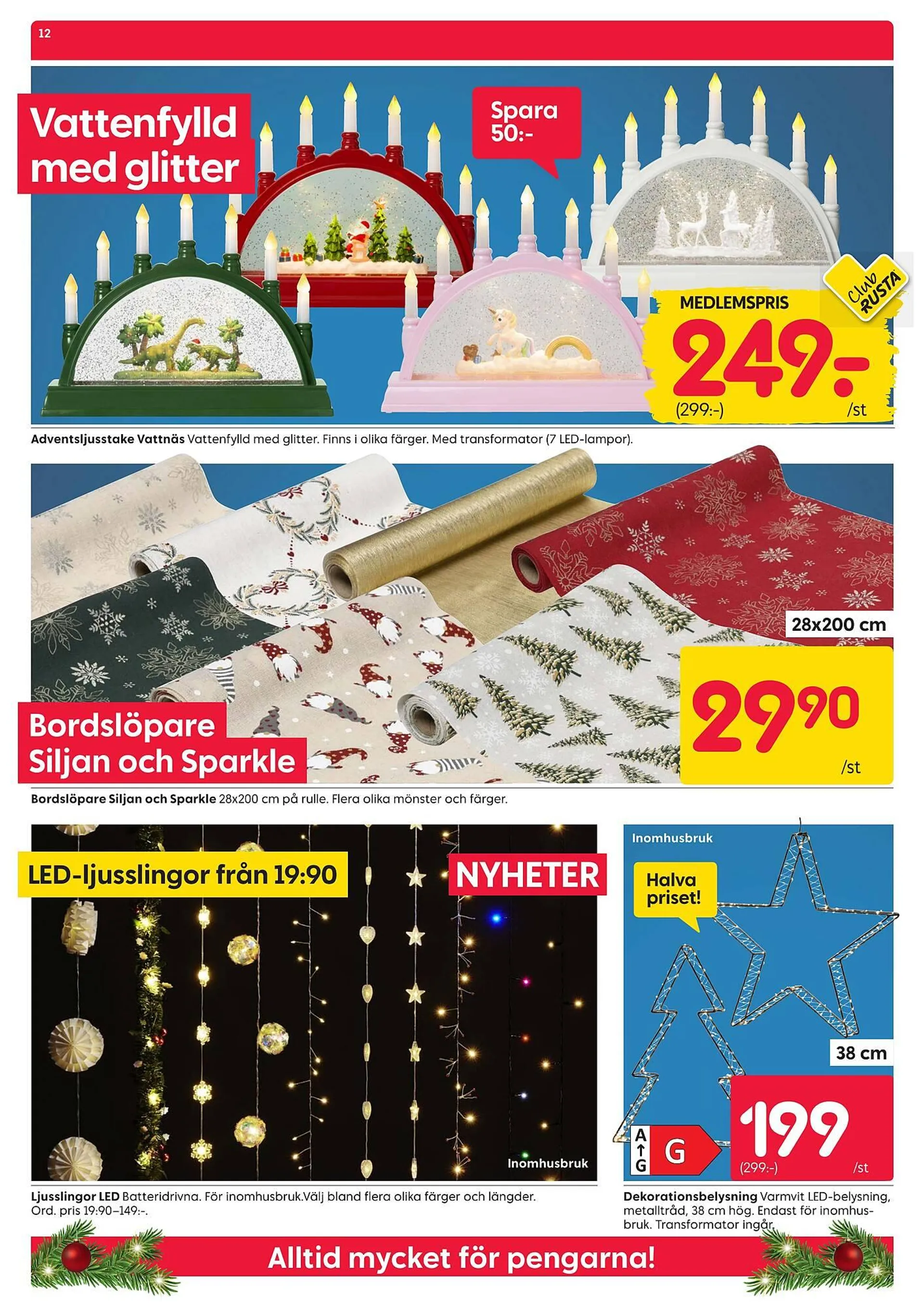 Rusta reklamblad från 11 november till 17 november 2024 - Reklamblad sidor 12