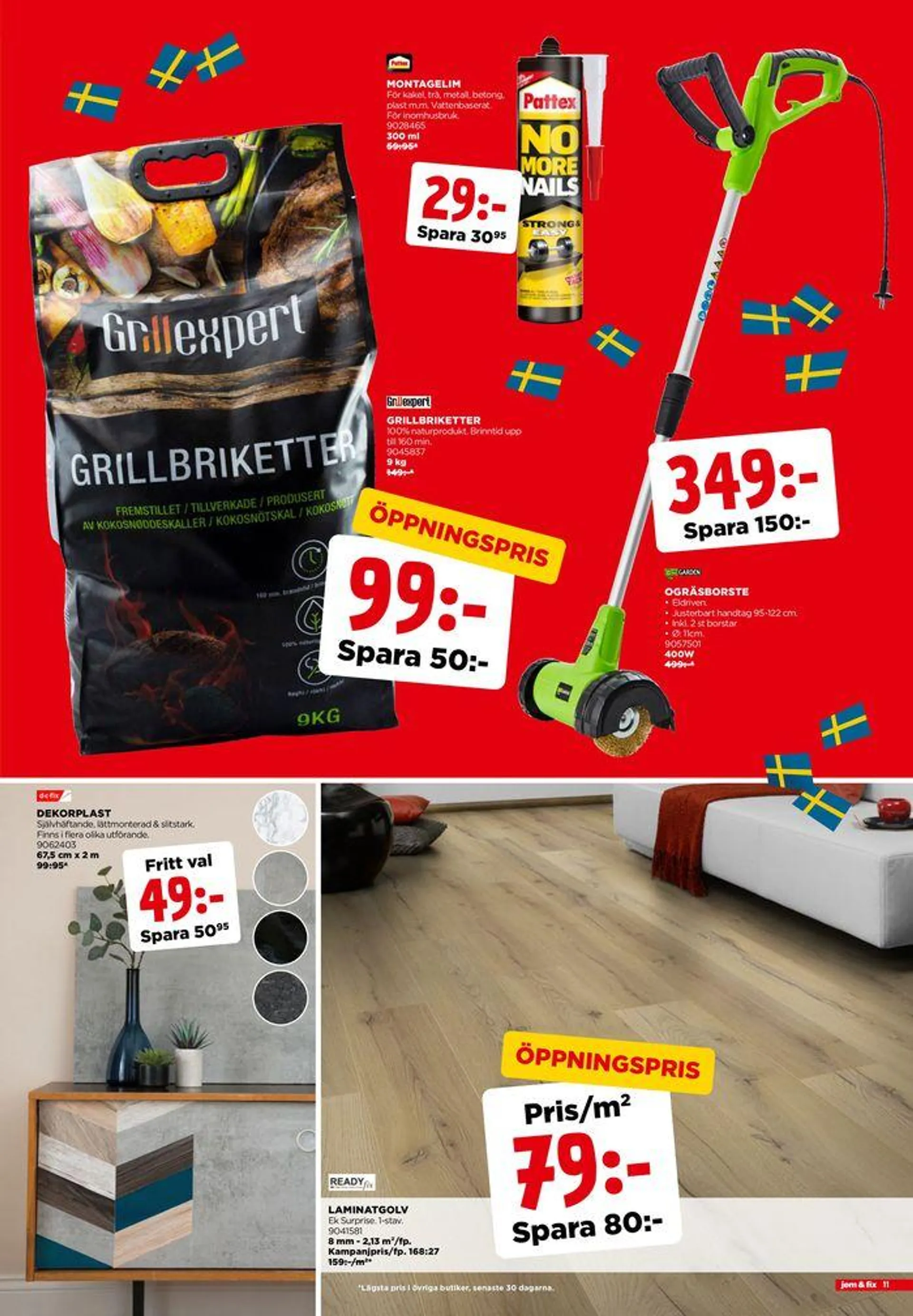 Jem&Fix reklamblad från 17 juni till 23 juni 2024 - Reklamblad sidor 11