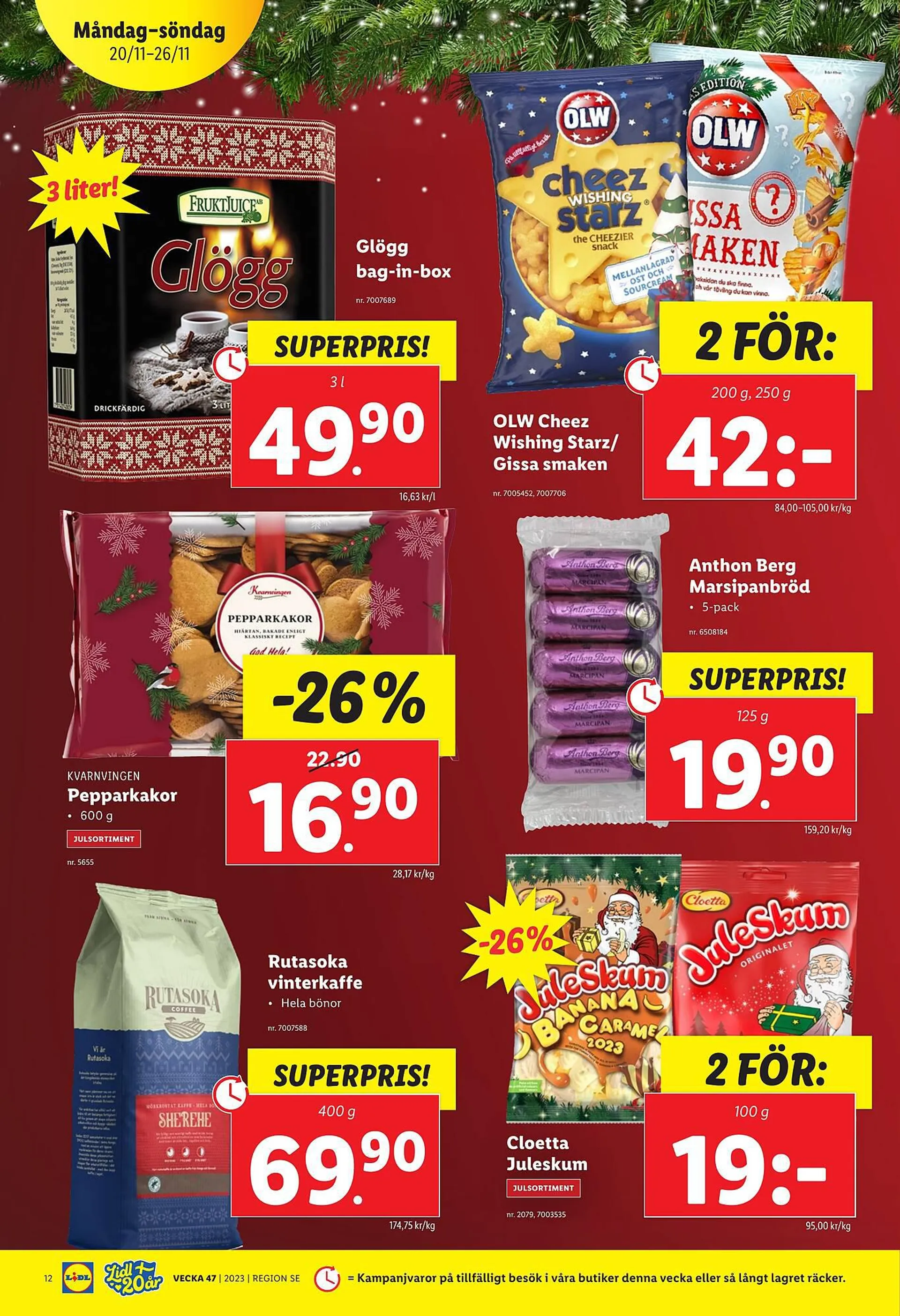 Lidl reklamblad från 20 november till 26 november 2023 - Reklamblad sidor 14