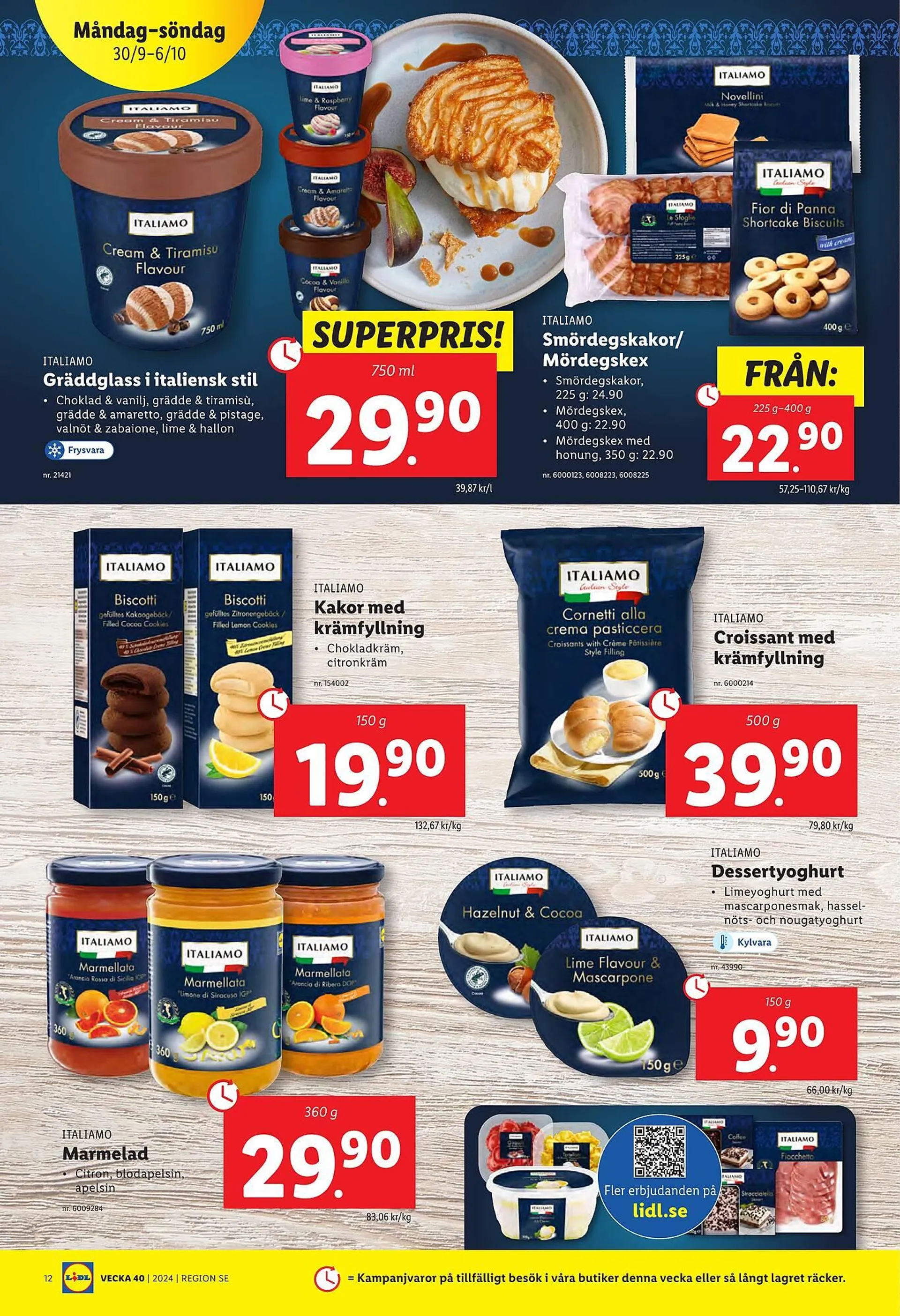 Lidl reklamblad från 30 september till 6 oktober 2024 - Reklamblad sidor 12