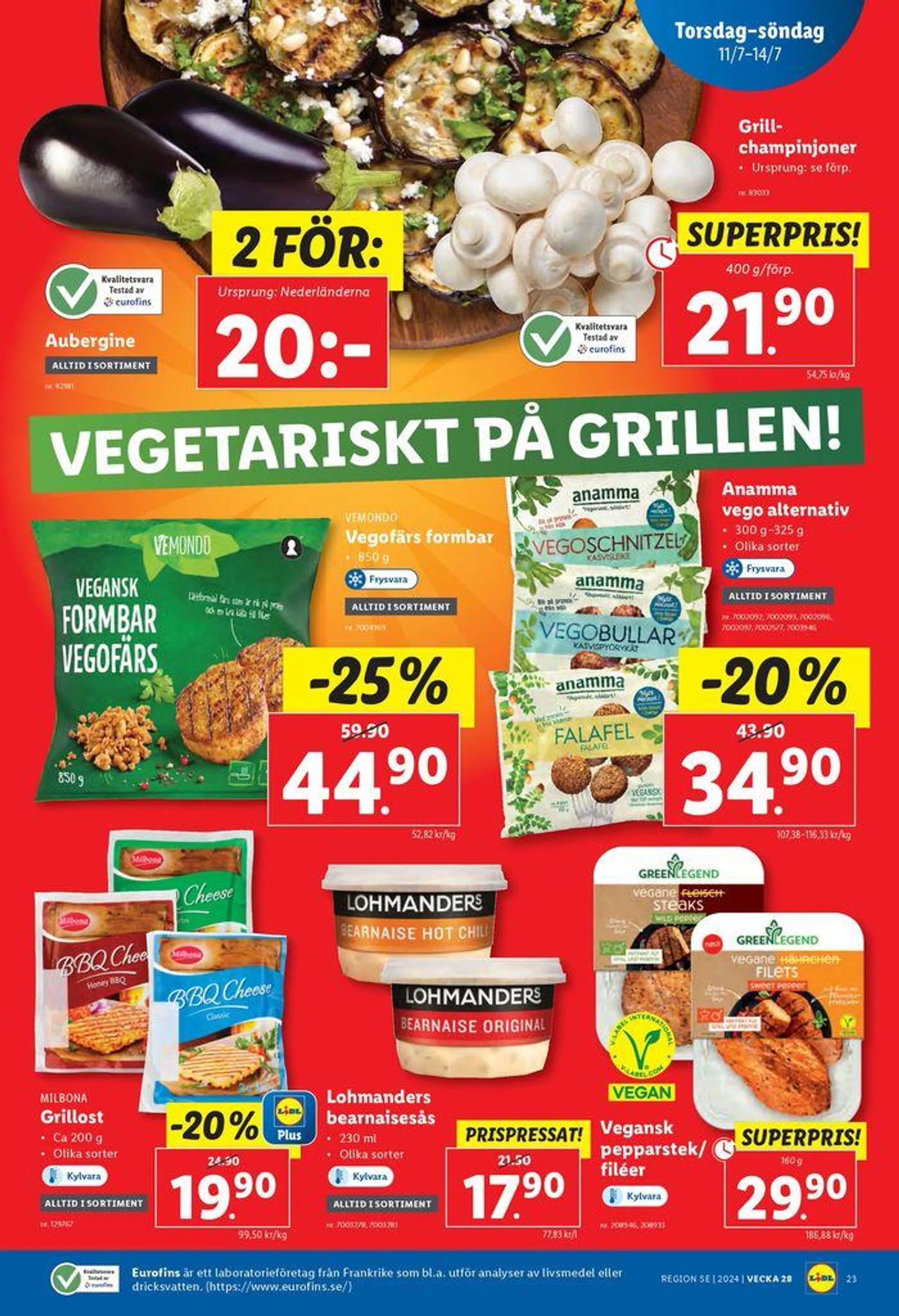 Fantastiskt erbjudande för alla kunder från 8 juli till 9 juni 2024 - Reklamblad sidor 28