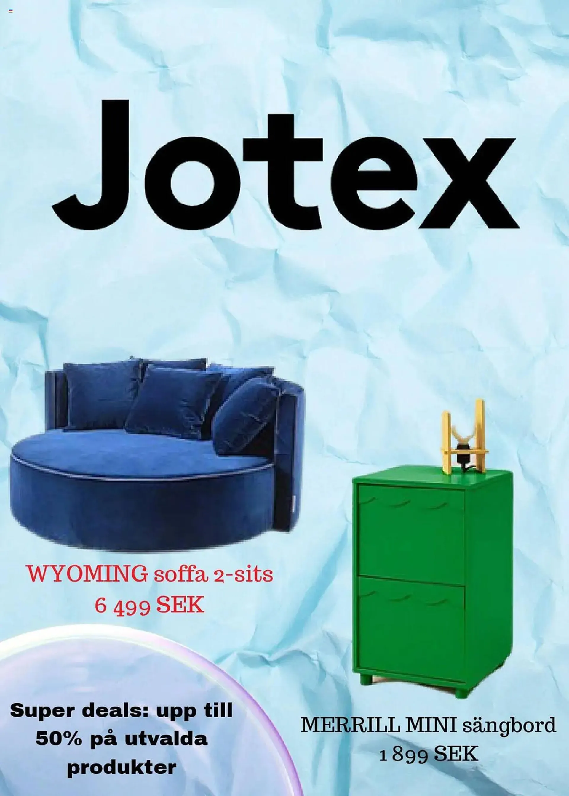 Jotex reklamblad - 1