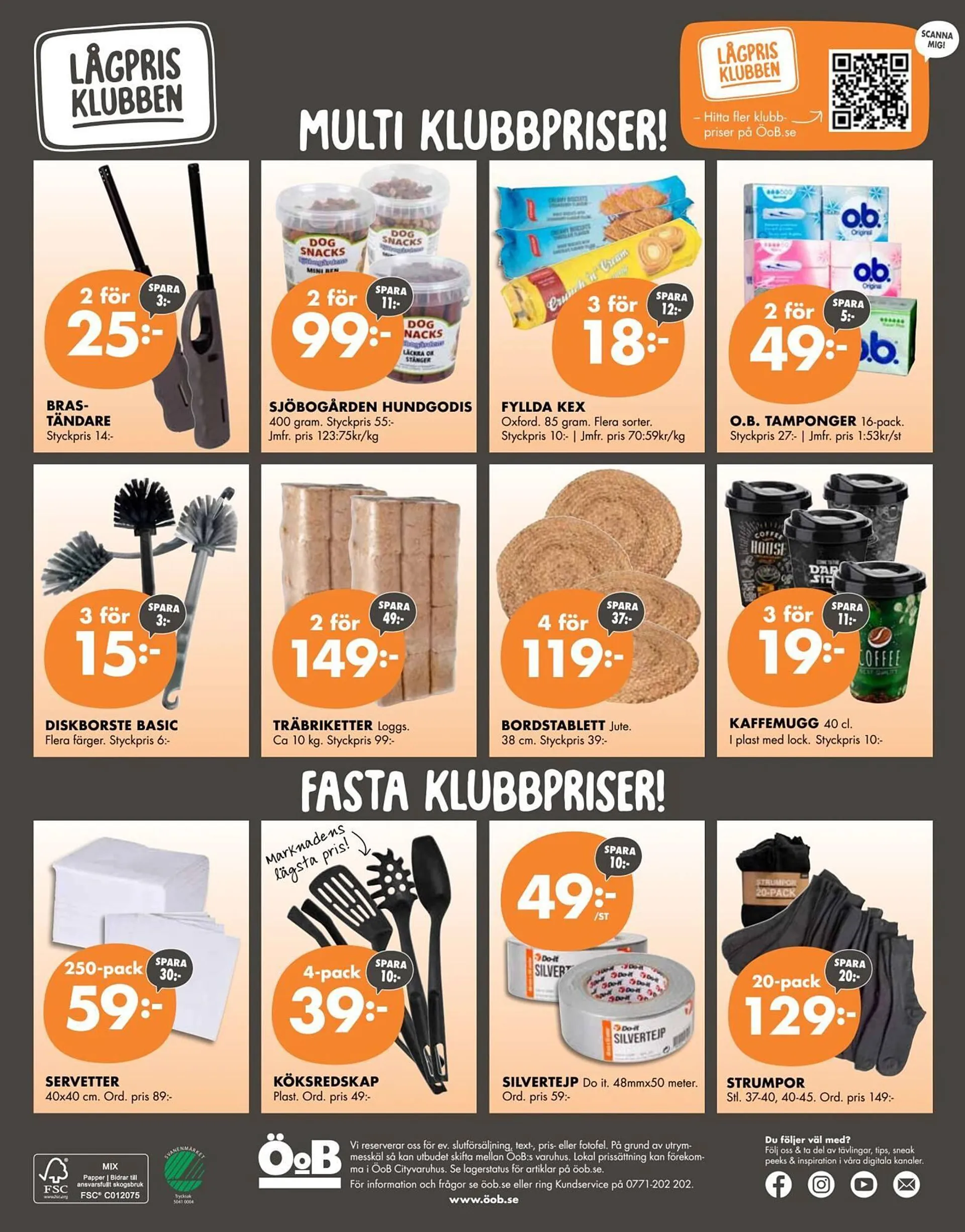 ÖoB reklamblad från 6 oktober till 13 oktober 2024 - Reklamblad sidor 12