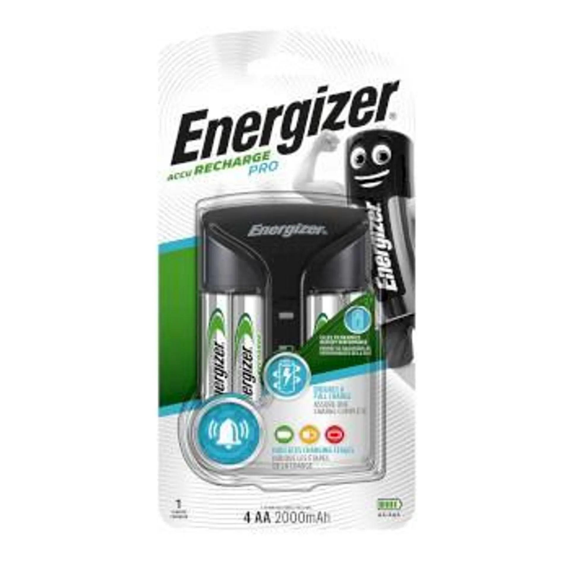 ENERGIZER Laddare Procharger 4x AA 2000mAh