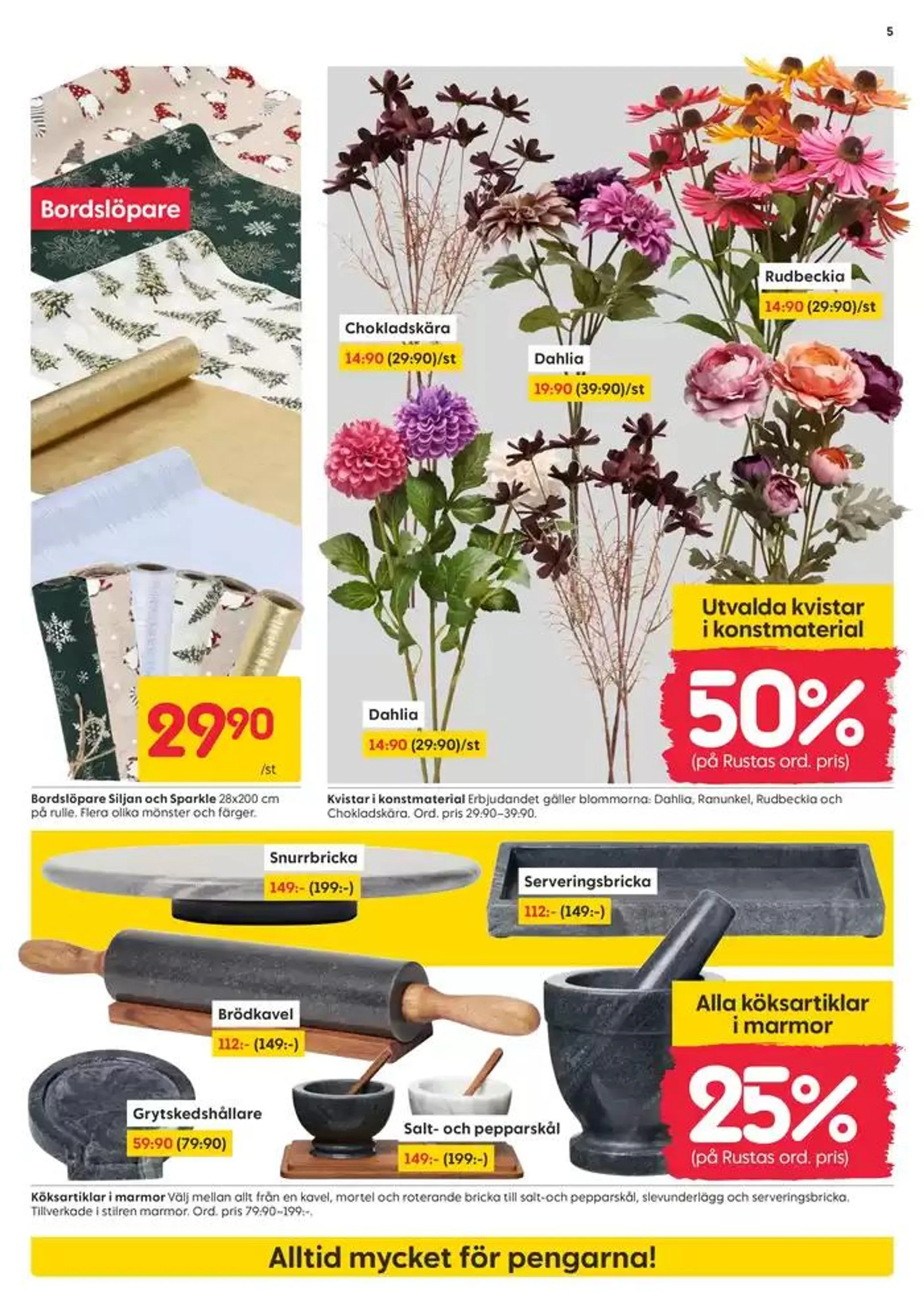 Rusta reklambad från 17 oktober till 31 oktober 2024 - Reklamblad sidor 5