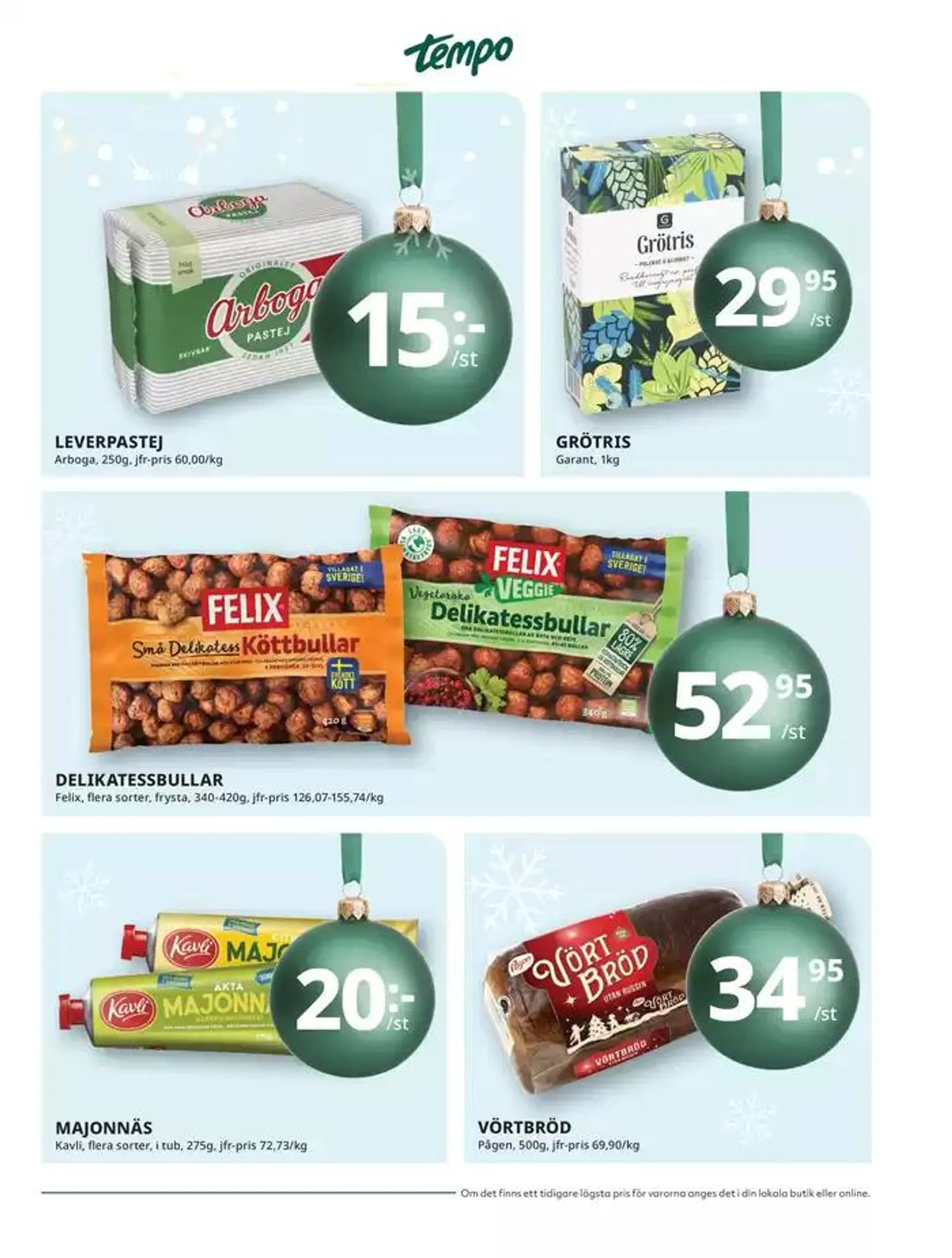 Veckans erbjudanden Tempo från 16 december till 30 december 2024 - Reklamblad sidor 5