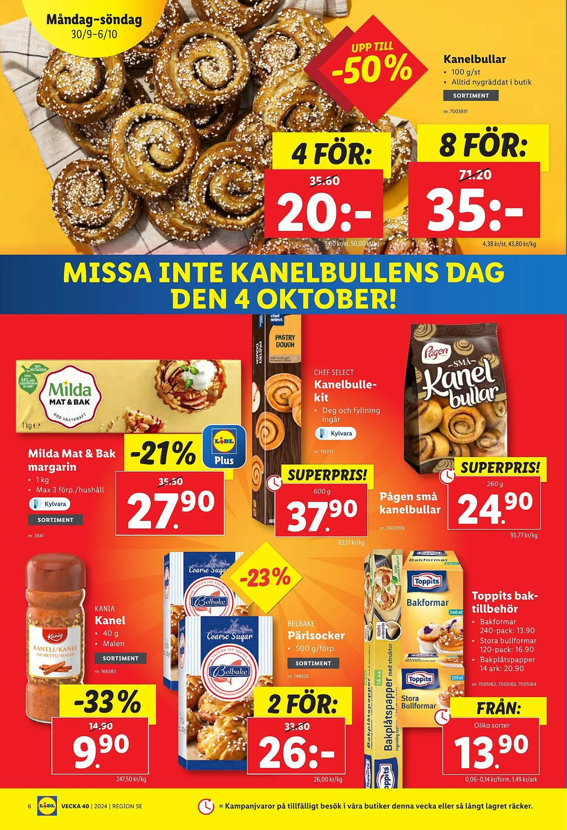 Lidl reklamblad från 30 september till 6 oktober 2024 - Reklamblad sidor 6