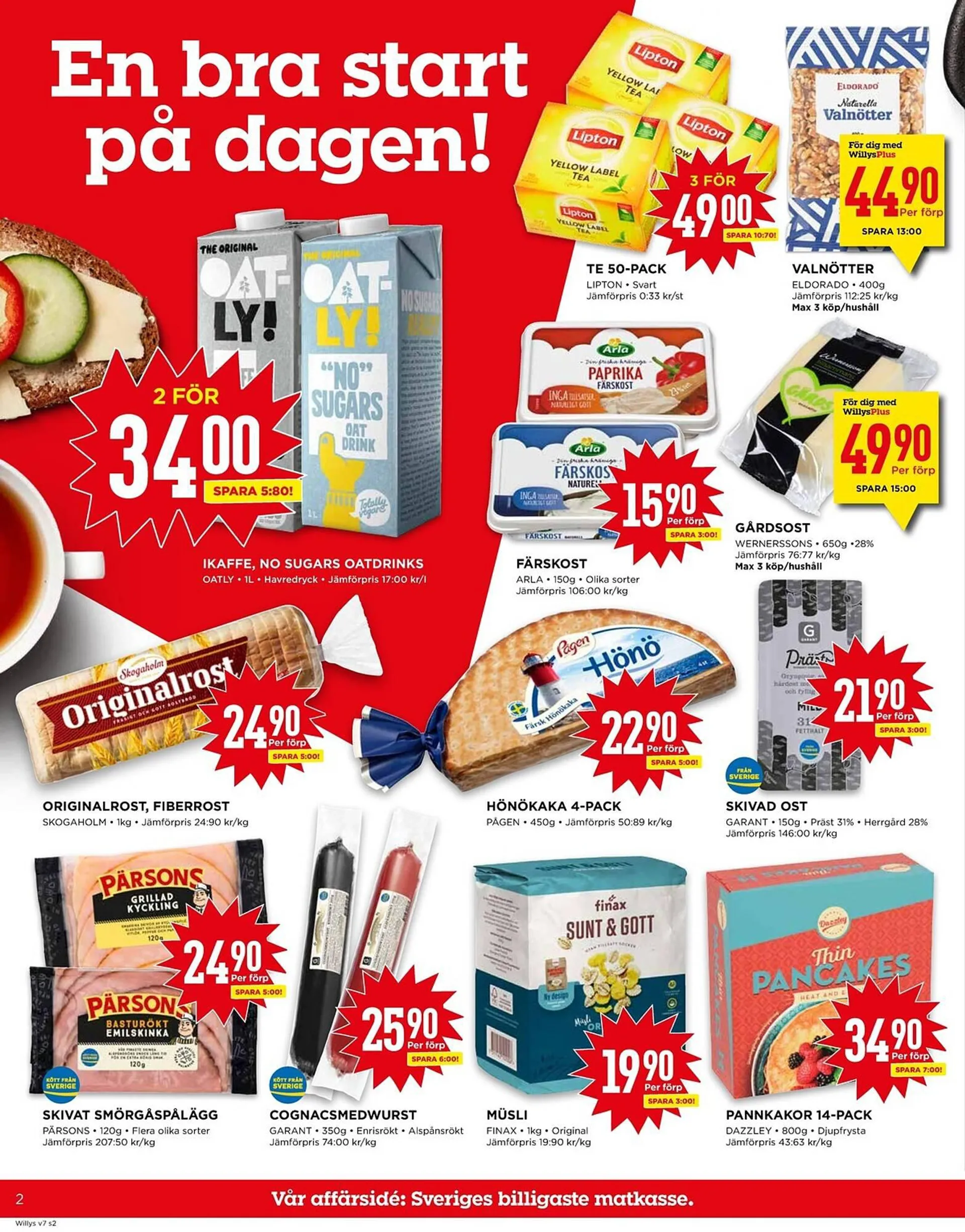 Willys reklamblad från 12 februari till 18 februari 2024 - Reklamblad sidor 2