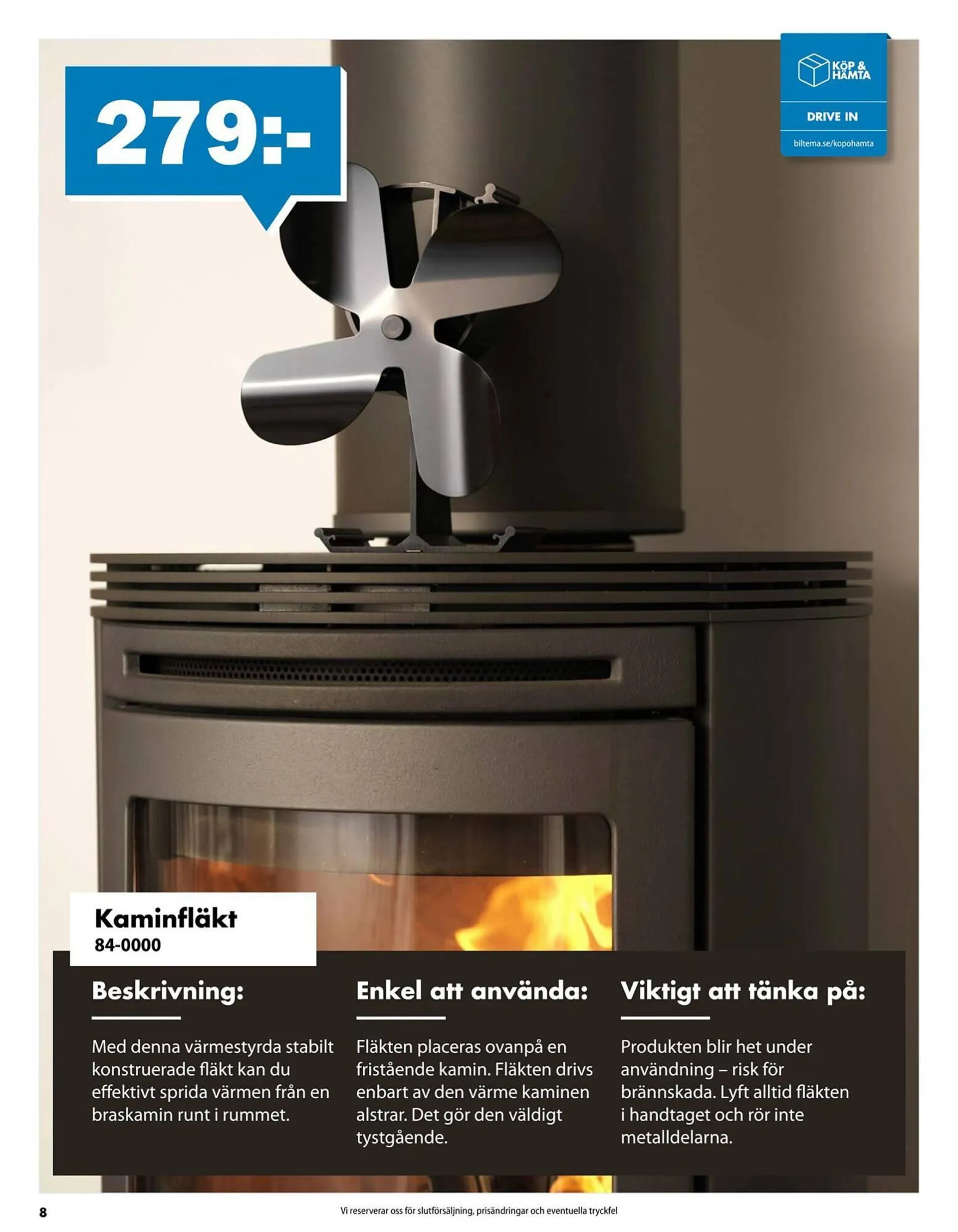 Biltema reklamblad från 24 september till 20 oktober 2024 - Reklamblad sidor 8