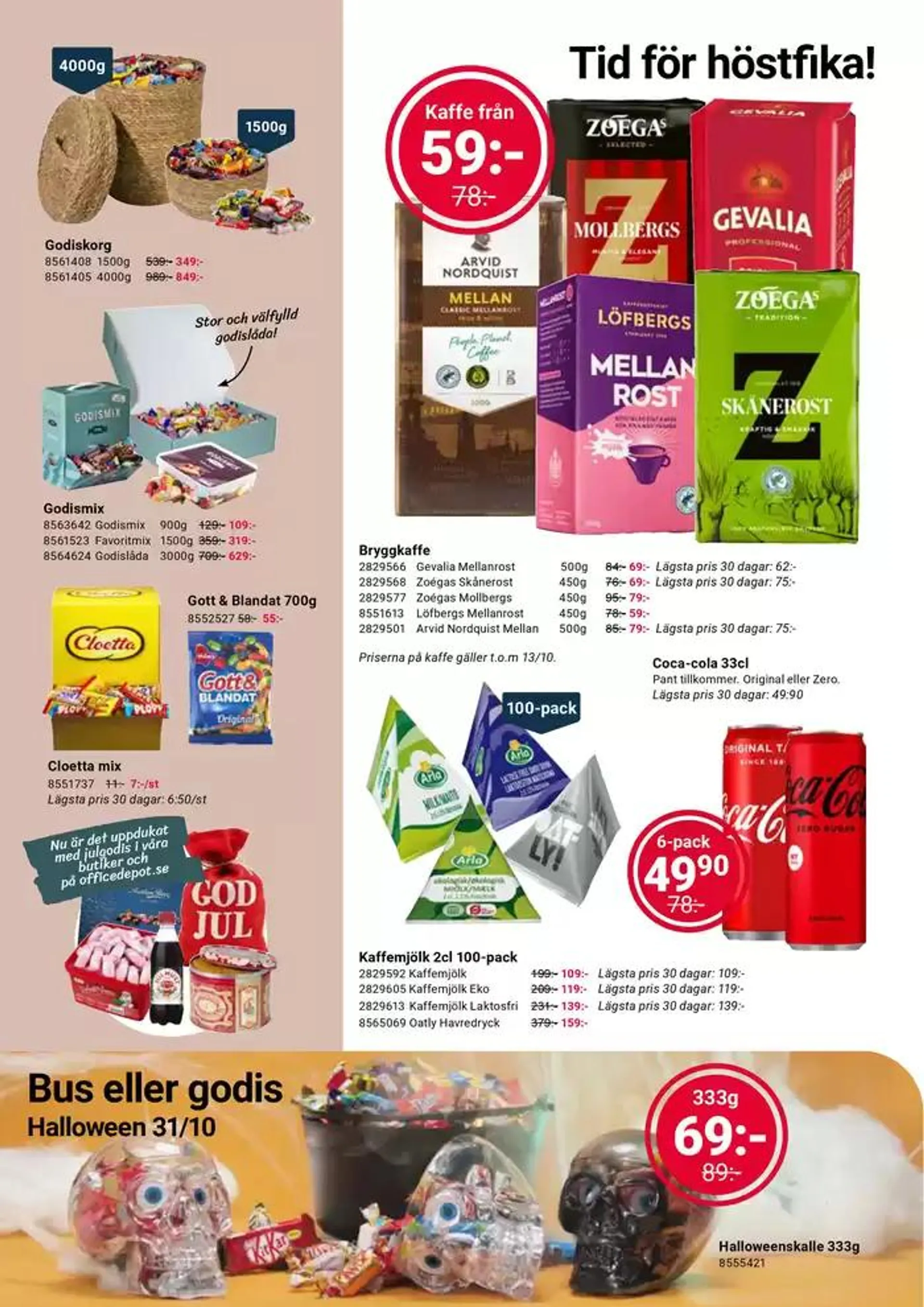 Office Depot - Månadens kampanjblad från 1 oktober till 15 oktober 2024 - Reklamblad sidor 4