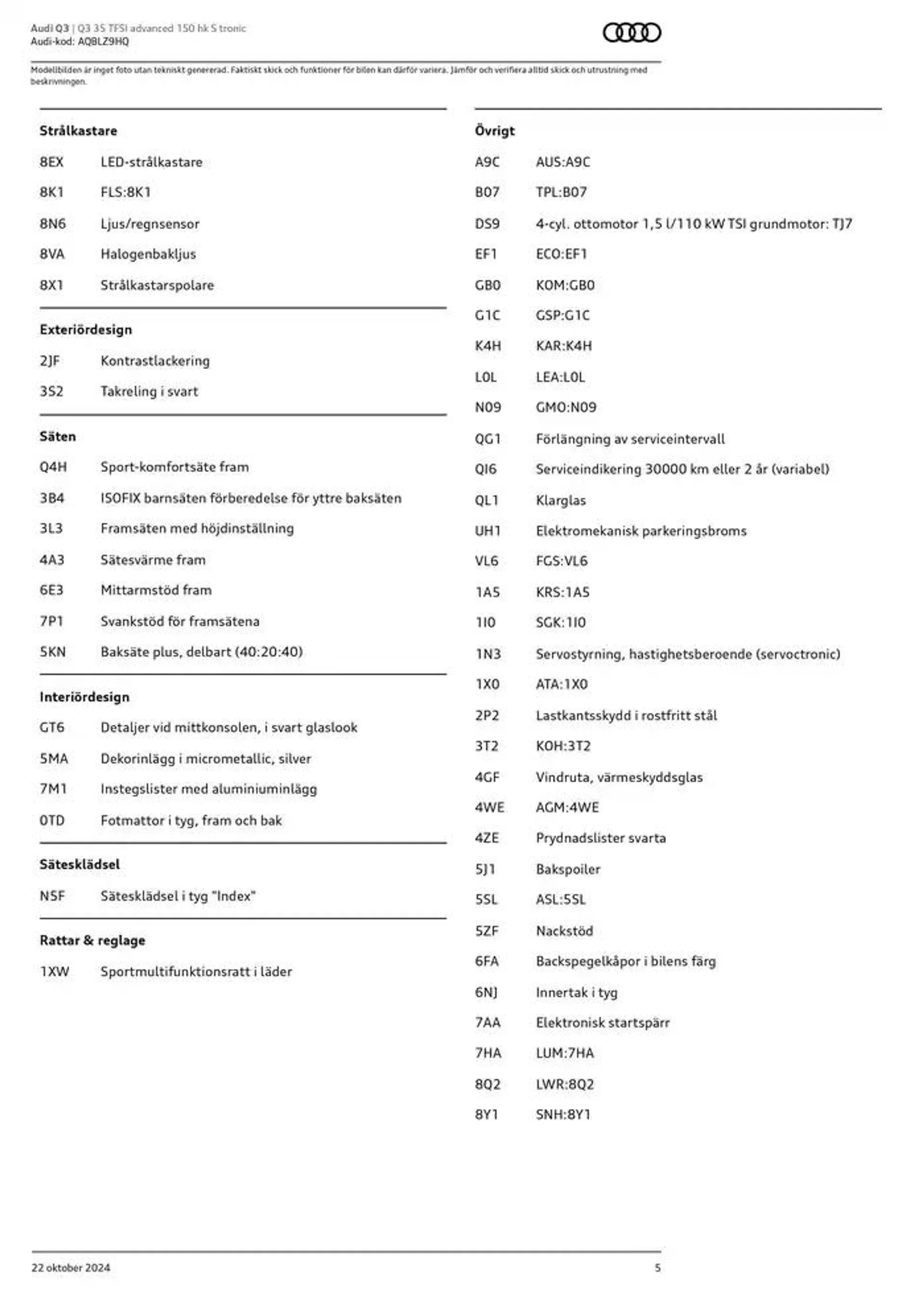 Audi Q3 från 22 oktober till 22 oktober 2025 - Reklamblad sidor 5