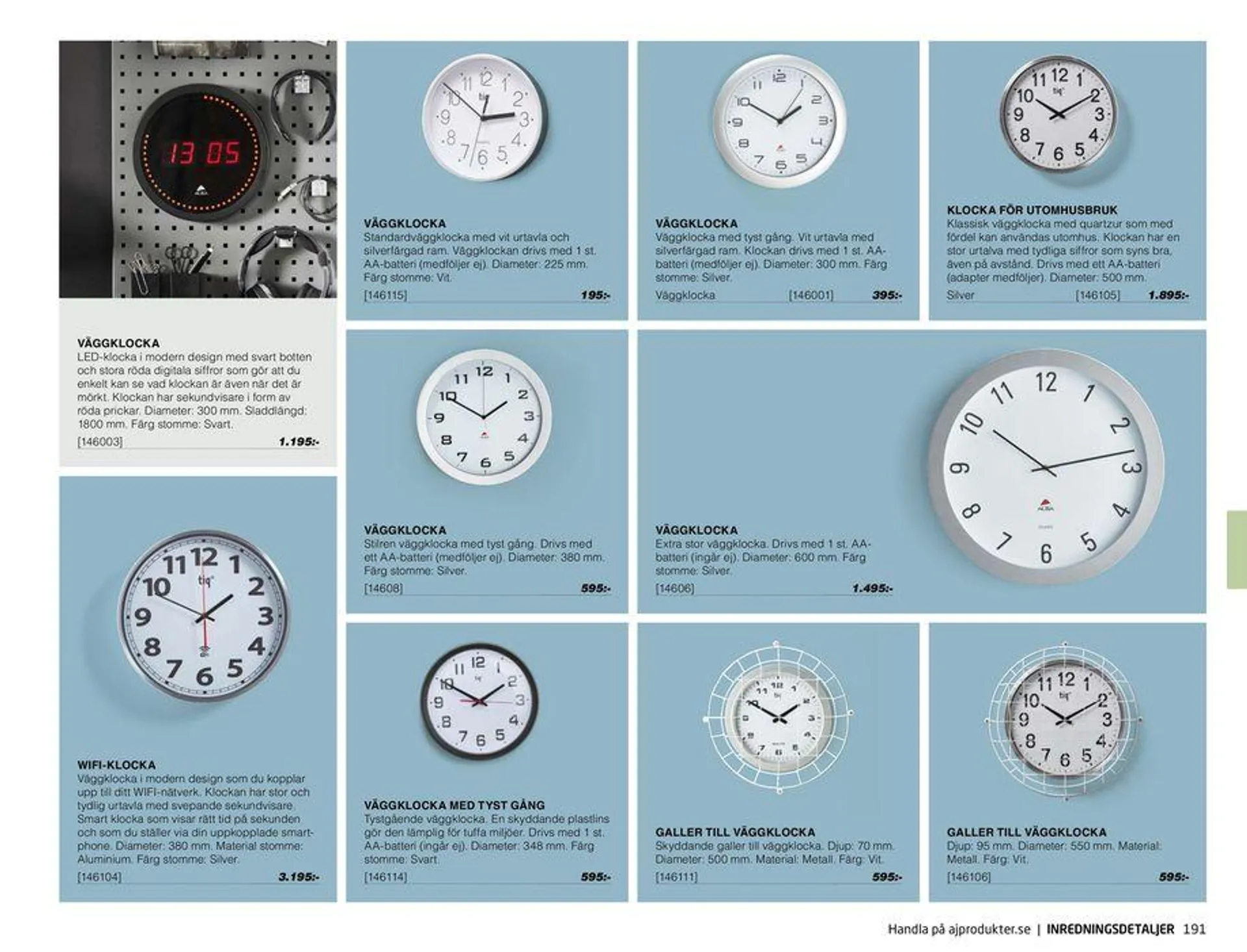 AJ Produkter! från 28 maj till 31 december 2024 - Reklamblad sidor 191