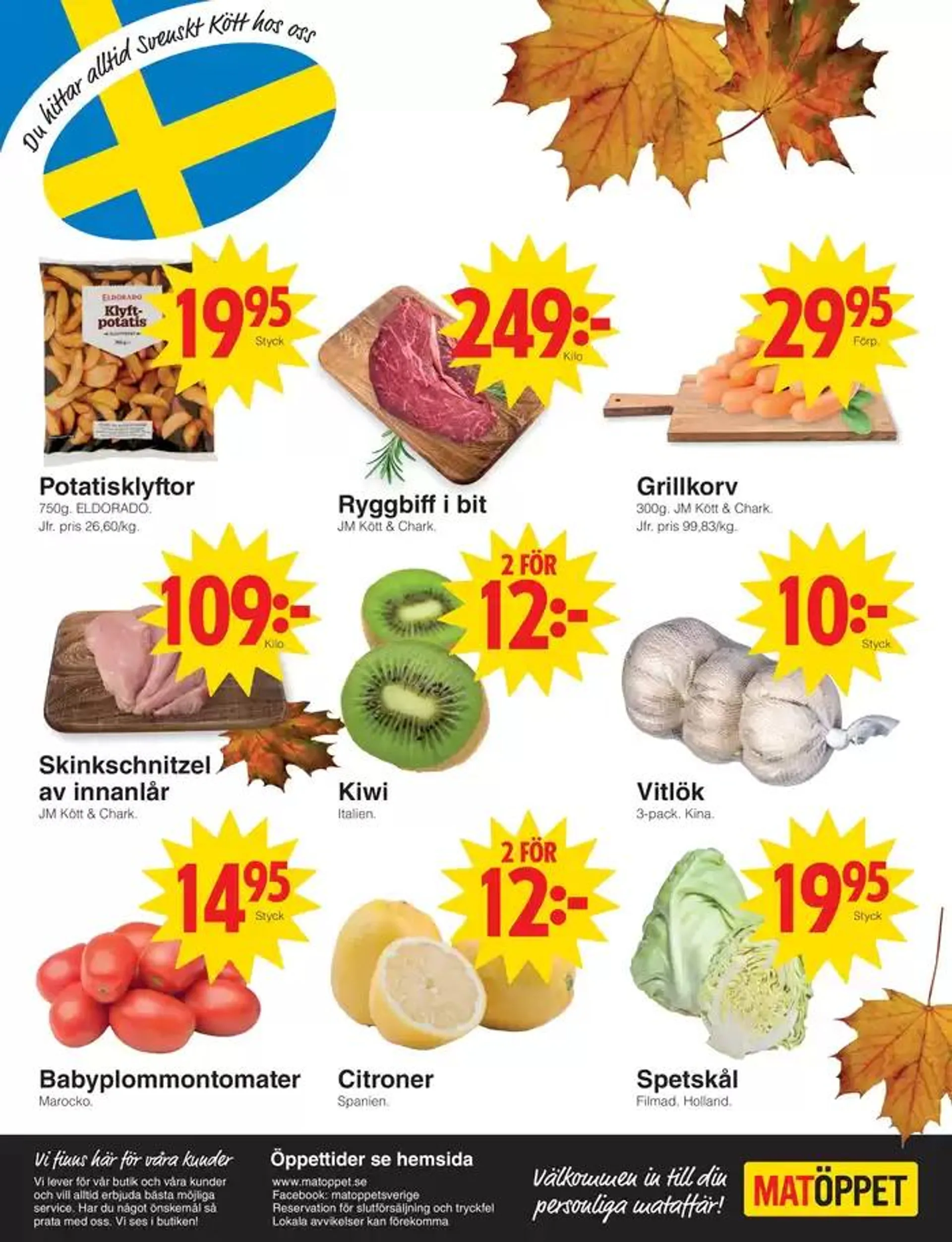 Matöppet Veckans DR-blad från 28 oktober till 3 november 2024 - Reklamblad sidor 4