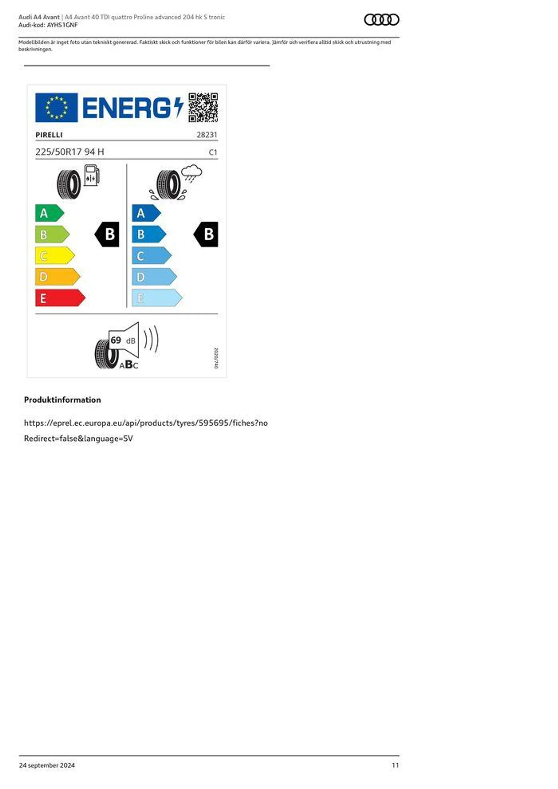 Audi A4 Avant från 24 september till 24 september 2025 - Reklamblad sidor 11