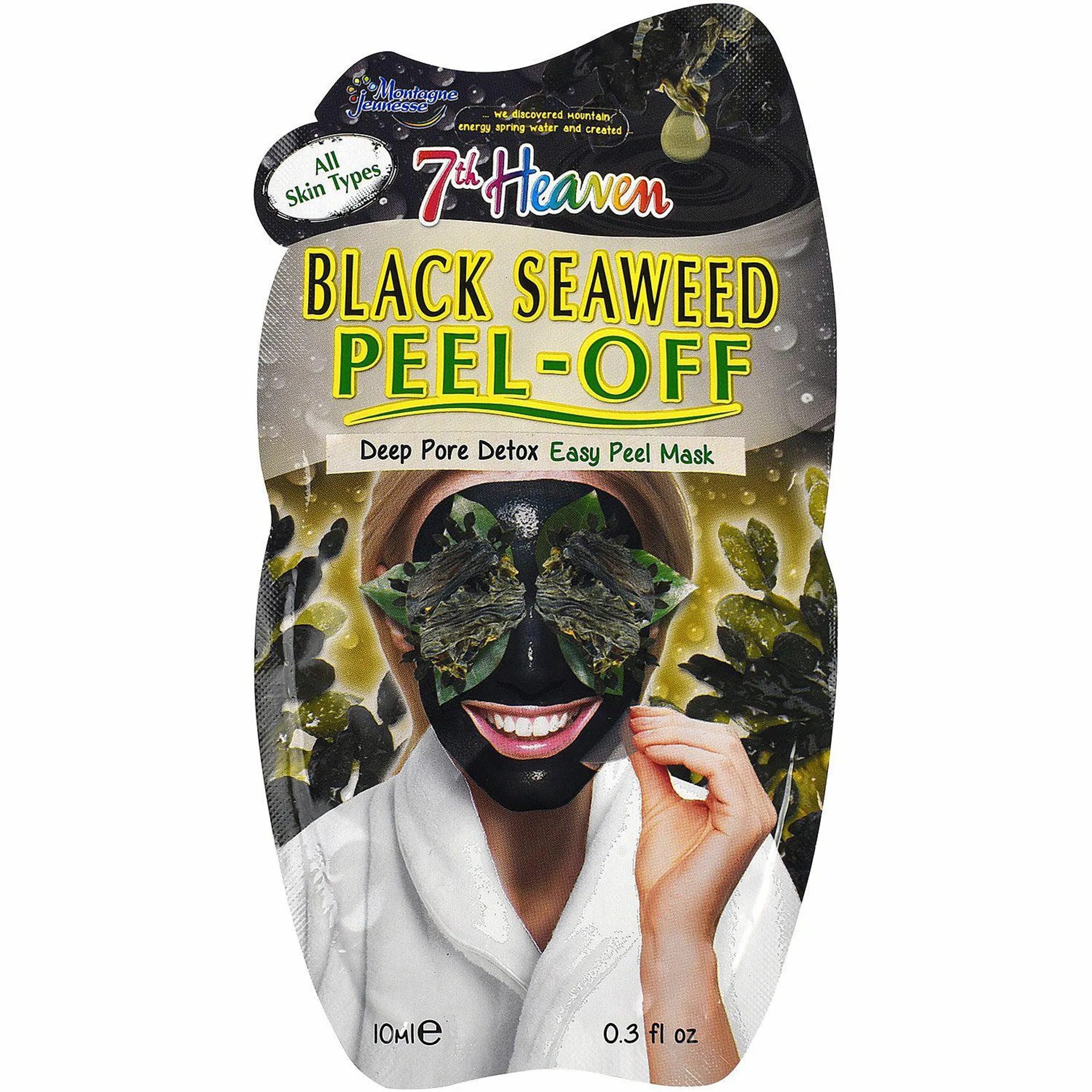 Ansiktsmask Montagne Jeunesse 7th Heaven Black Seaweed Peel Off Masque