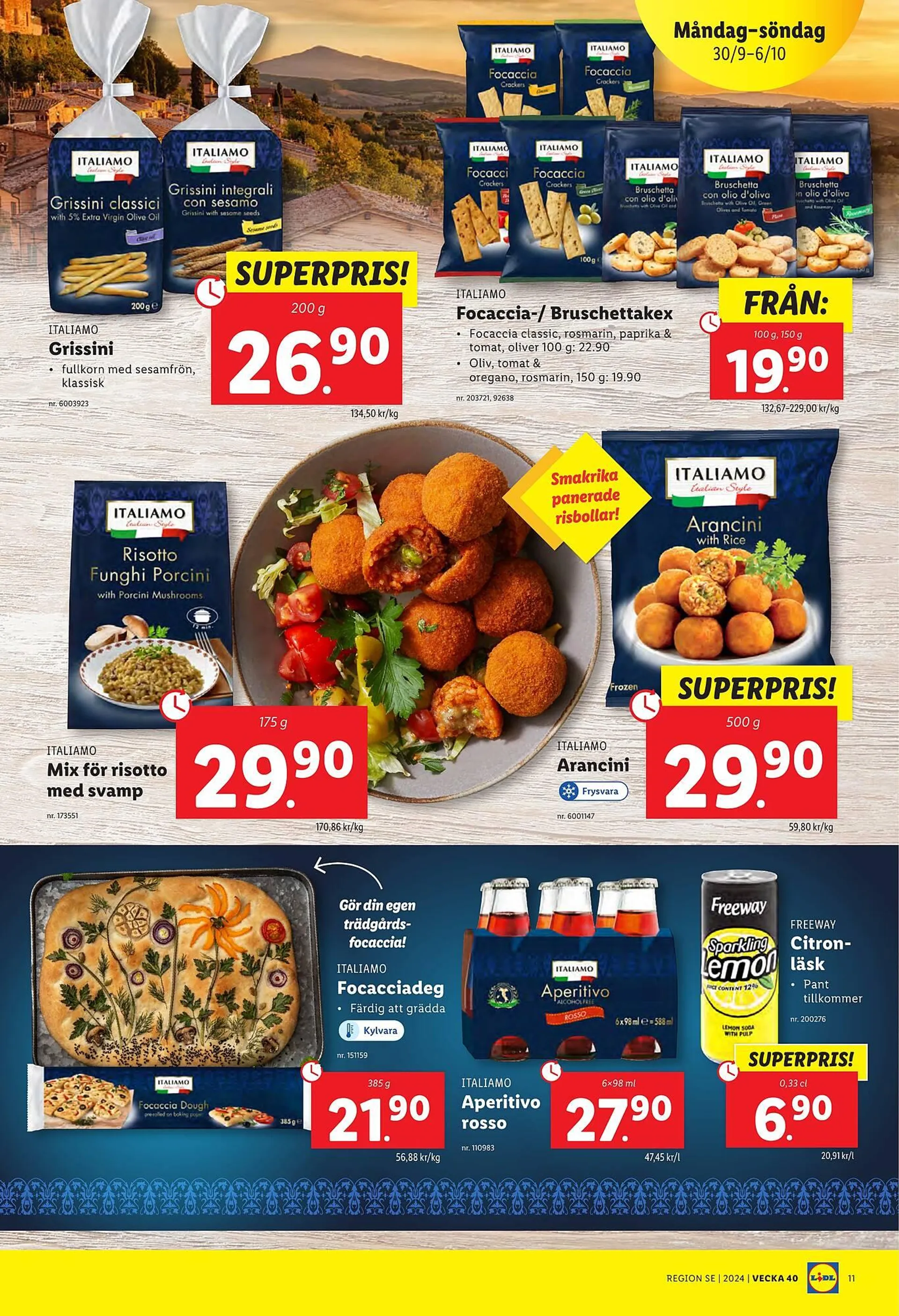 Lidl reklamblad från 30 september till 6 oktober 2024 - Reklamblad sidor 11