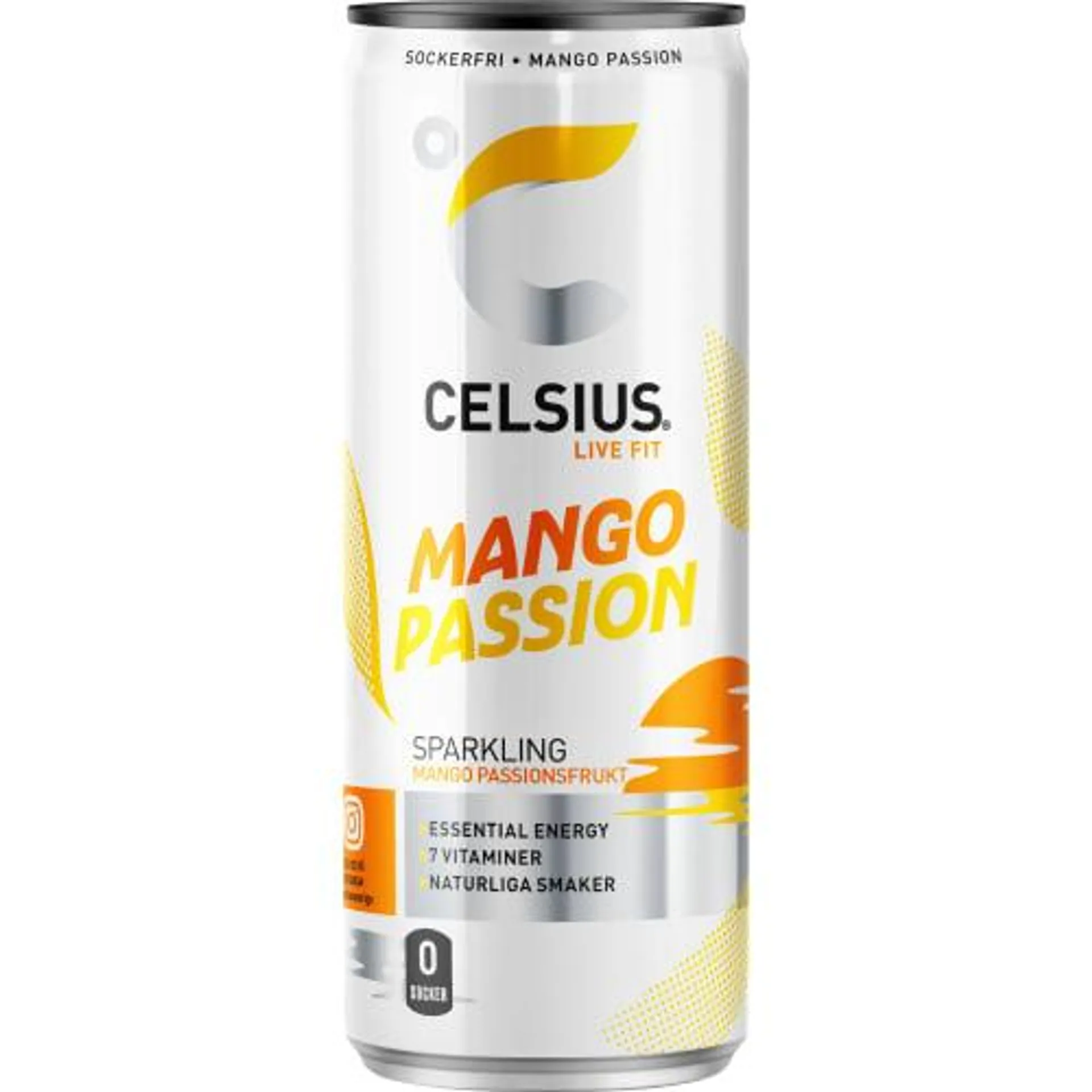 Mango Passion Energidryck Burk