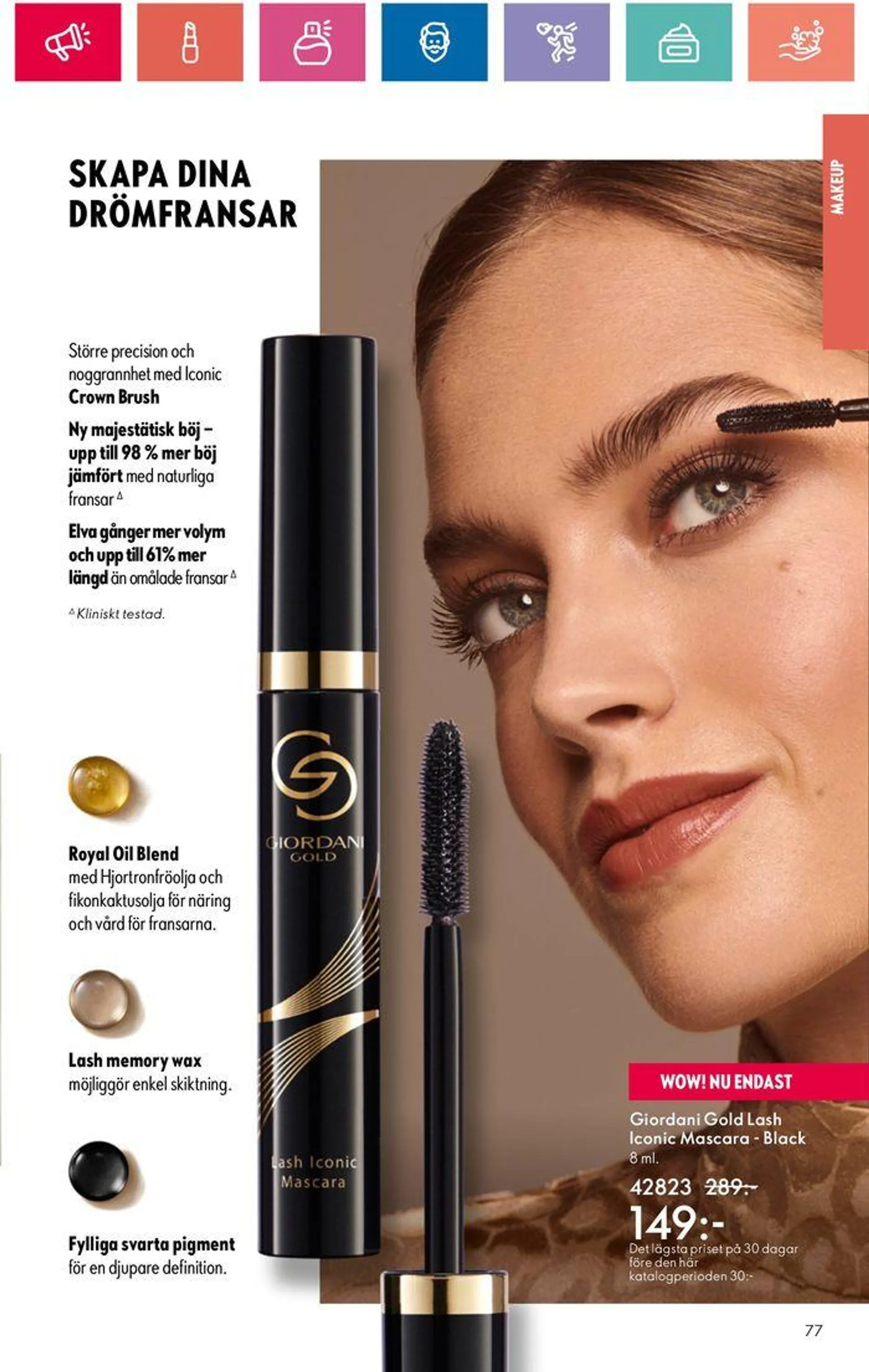 Oriflame reklamblad från 30 maj till 13 juni 2024 - Reklamblad sidor 77