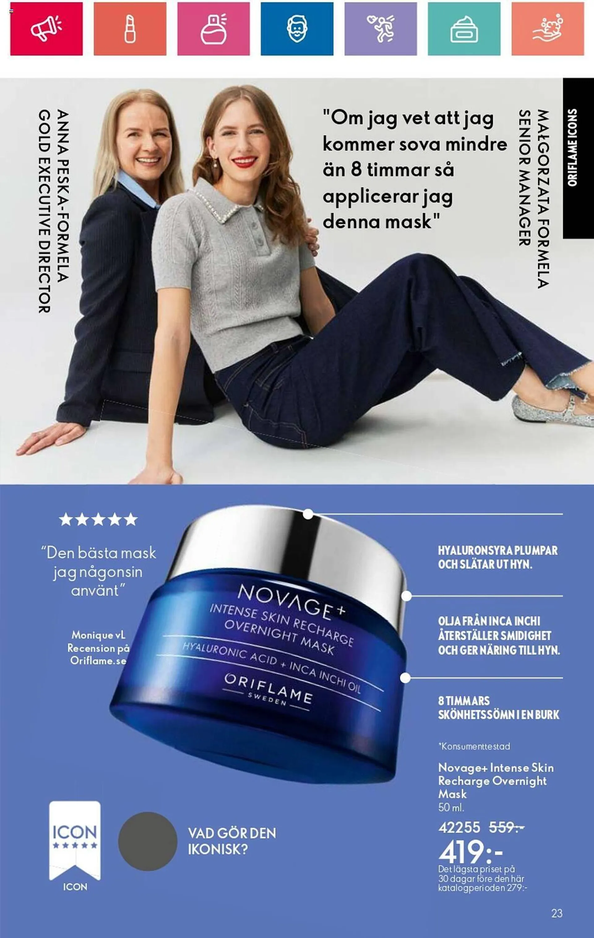 Oriflame reklamblad från 3 oktober till 23 oktober 2024 - Reklamblad sidor 23