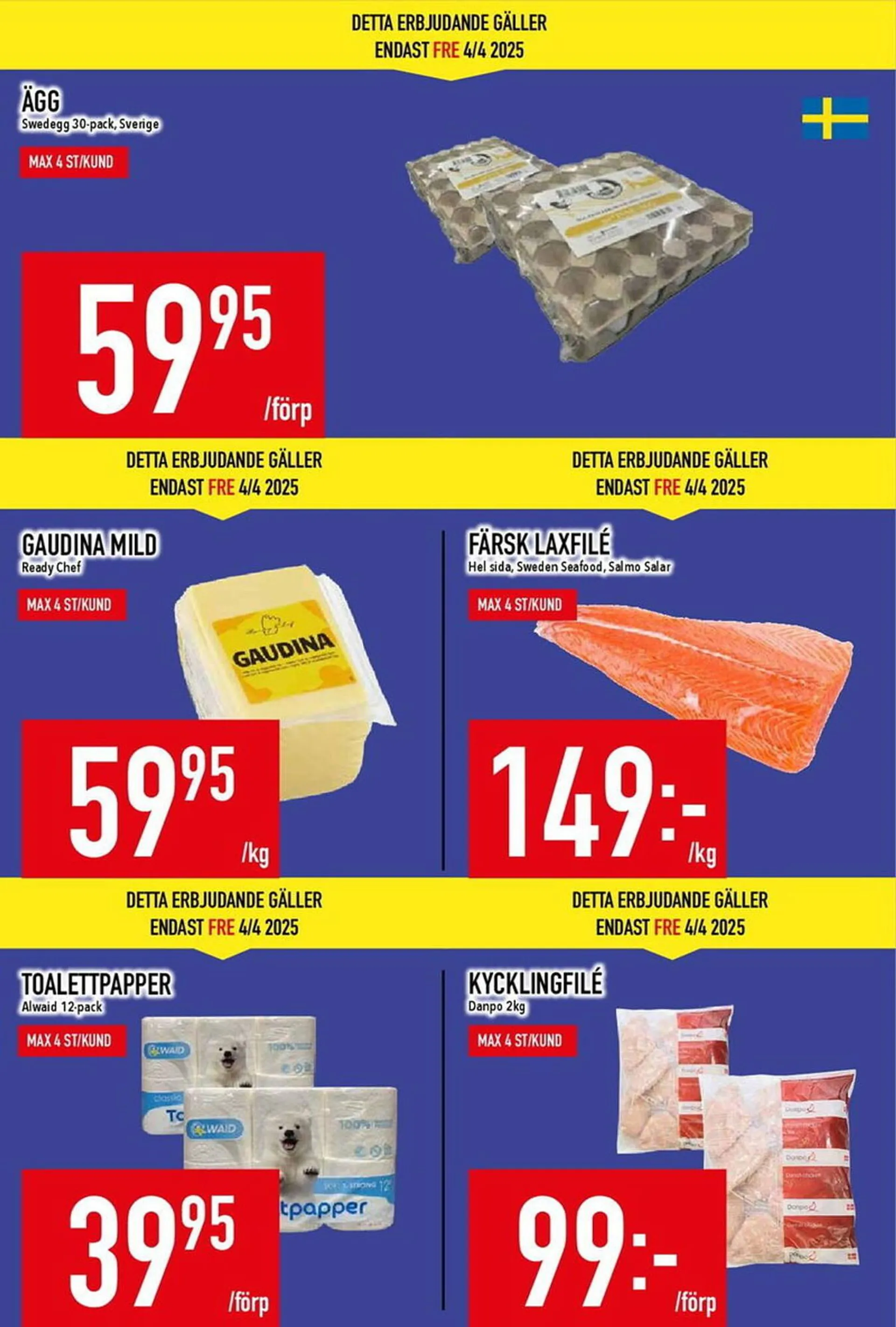 Matdax reklamblad från 31 mars till 6 april 2025 - Reklamblad sidor 4
