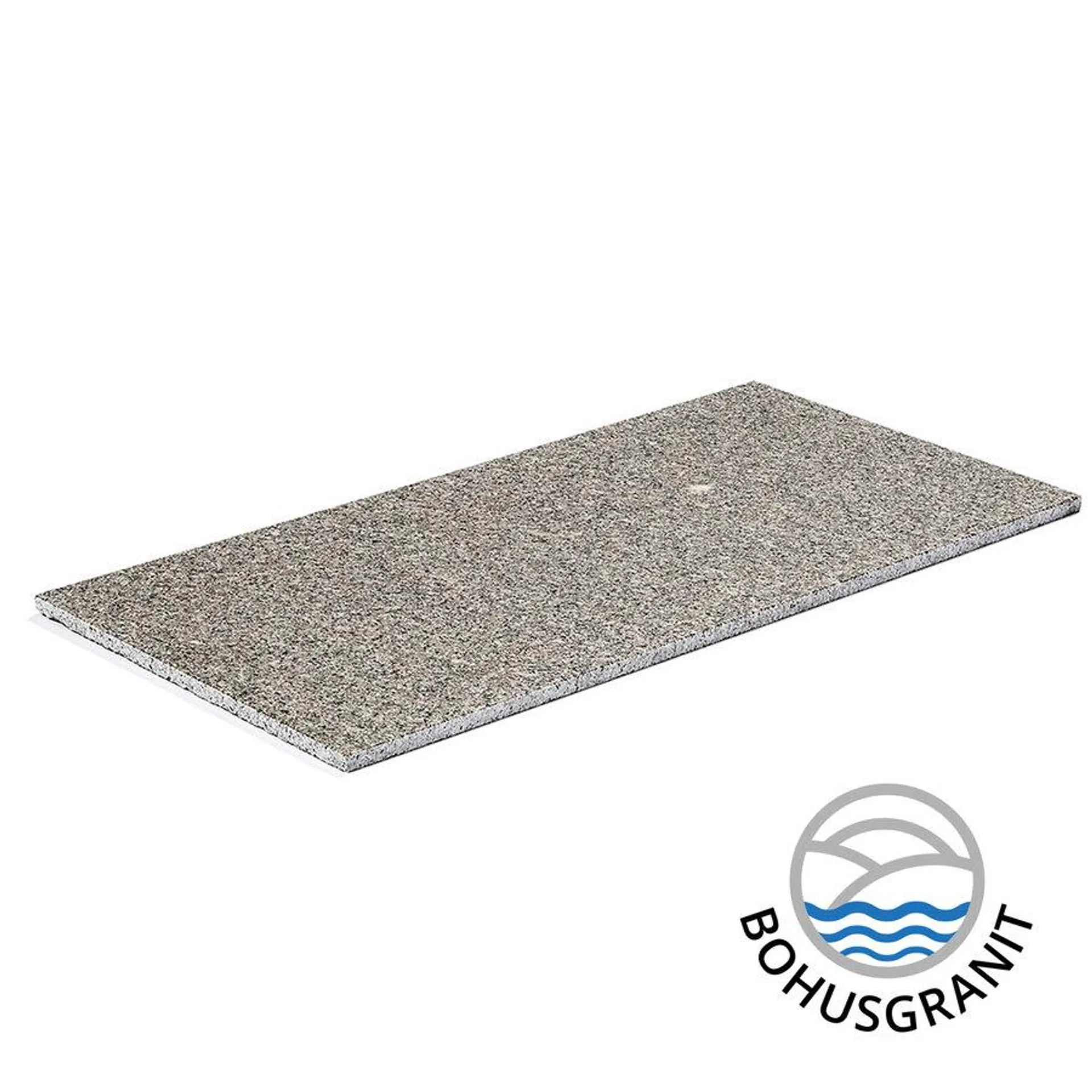 Granit grå Bohus borstad 60x30,5x1 cm
