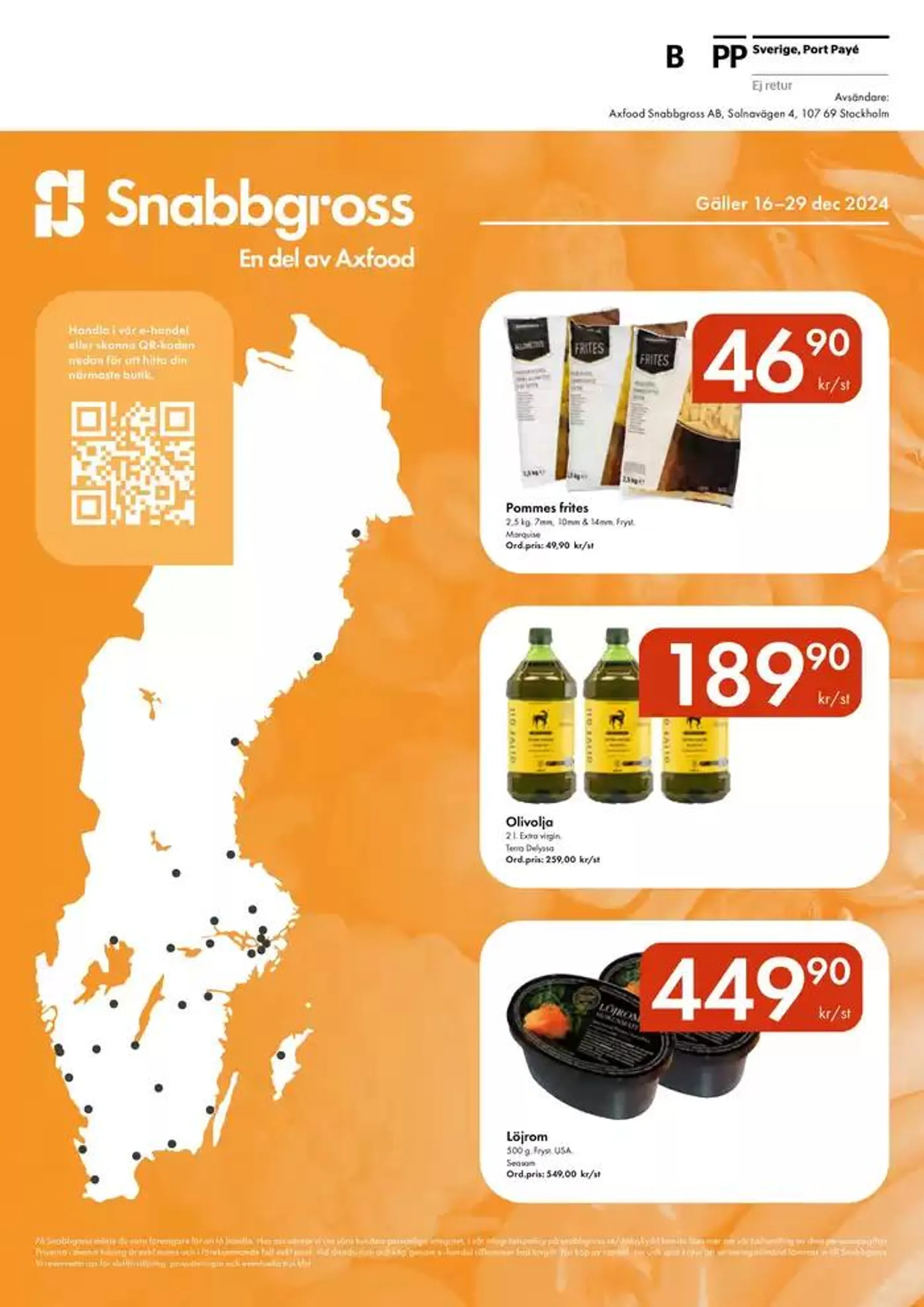 Snabbgross Kampanjblad v. 51–52 från 16 december till 30 december 2024 - Reklamblad sidor 12