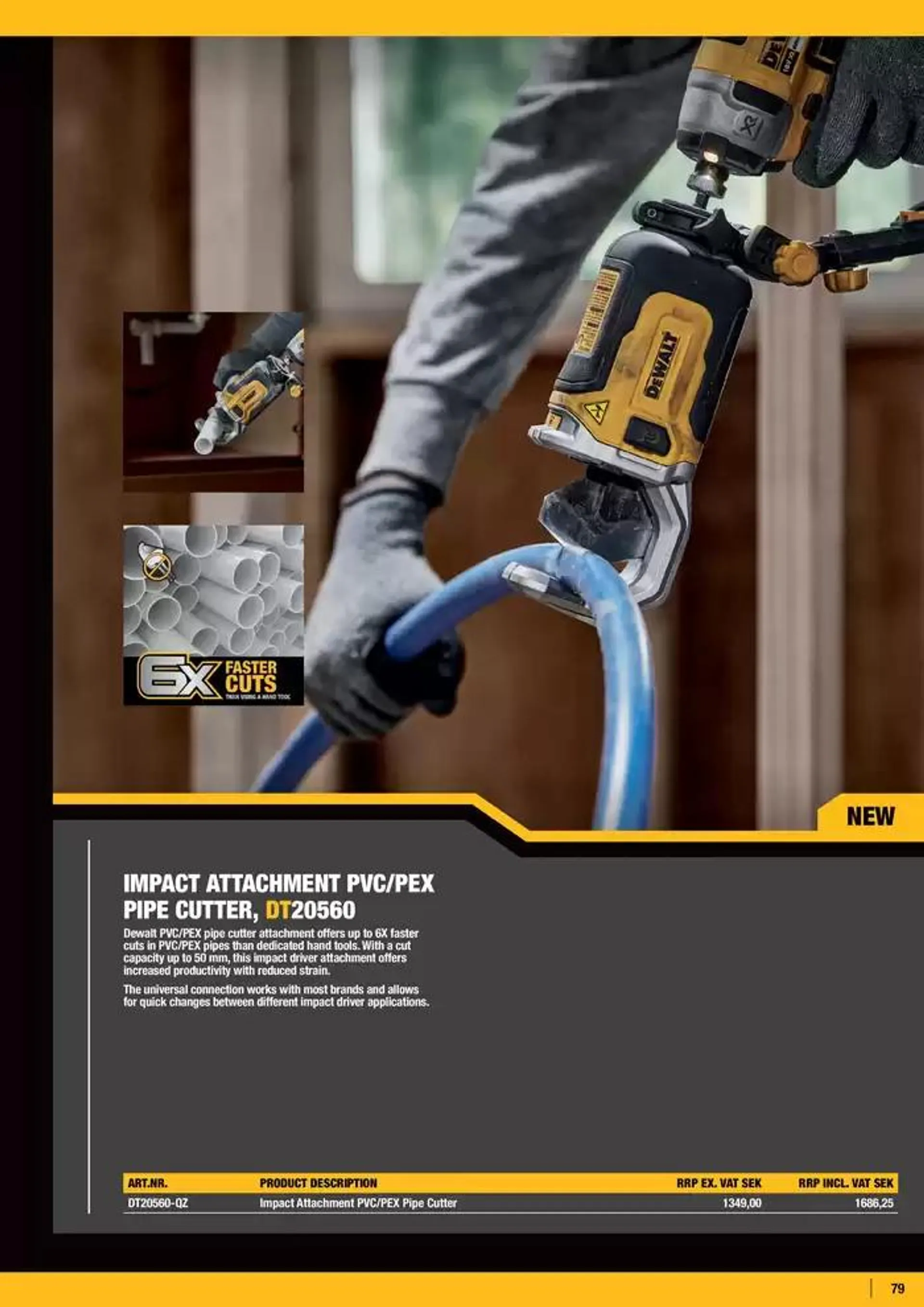 Dewalt reklamblad från 28 september till 12 oktober 2024 - Reklamblad sidor 79