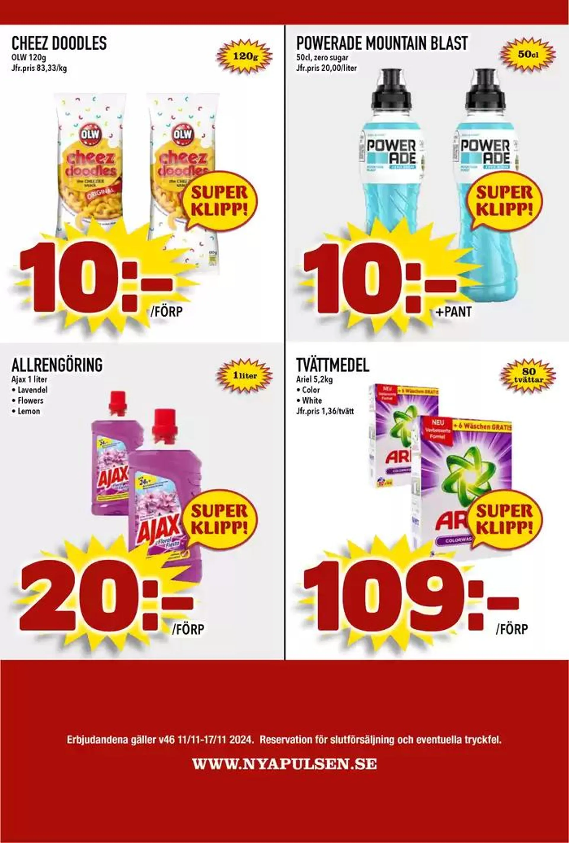 Specialerbjudanden för dig från 11 november till 25 november 2024 - Reklamblad sidor 8