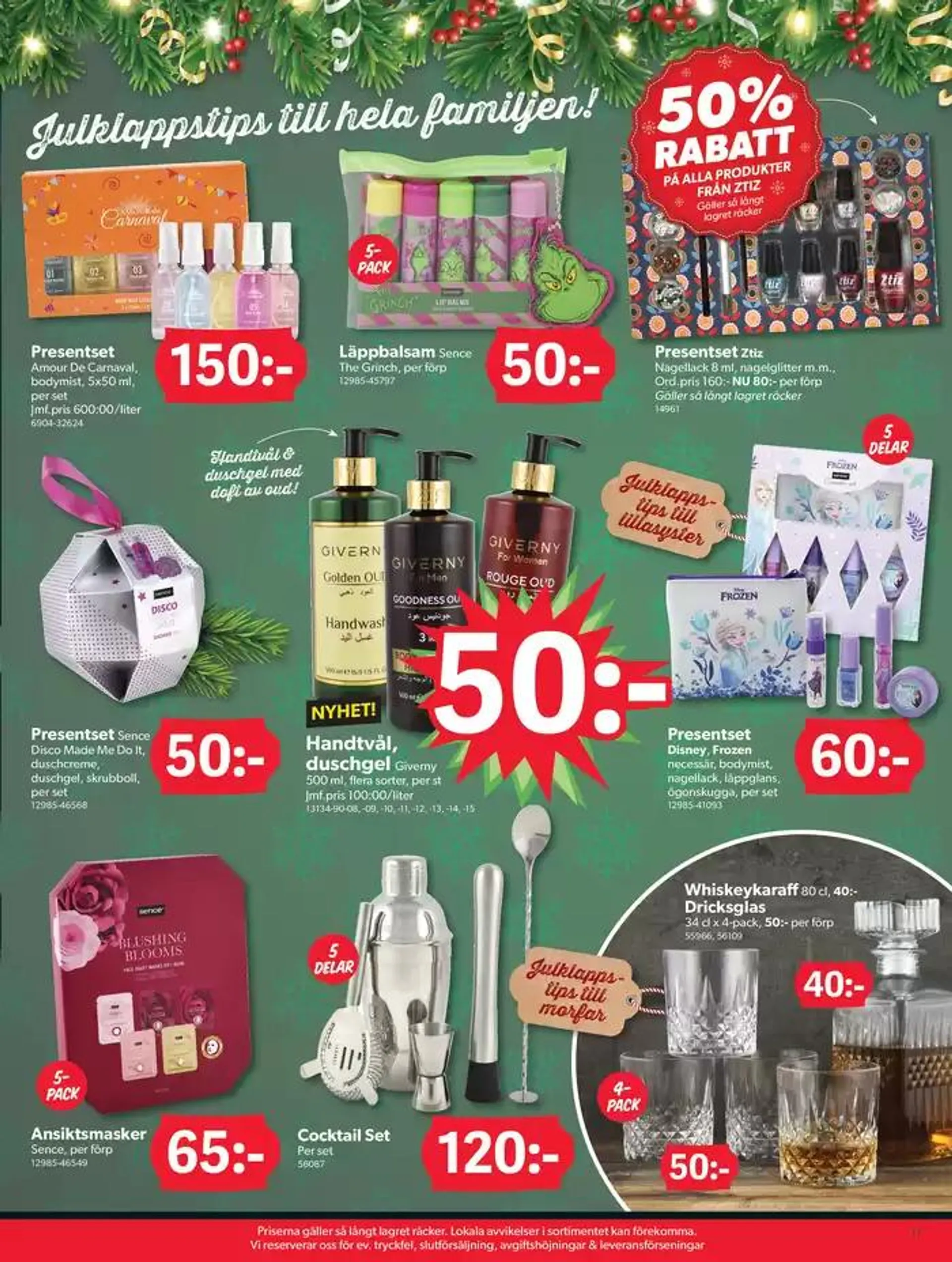 DollarStore Erbjudanden från 17 december till 31 december 2024 - Reklamblad sidor 11