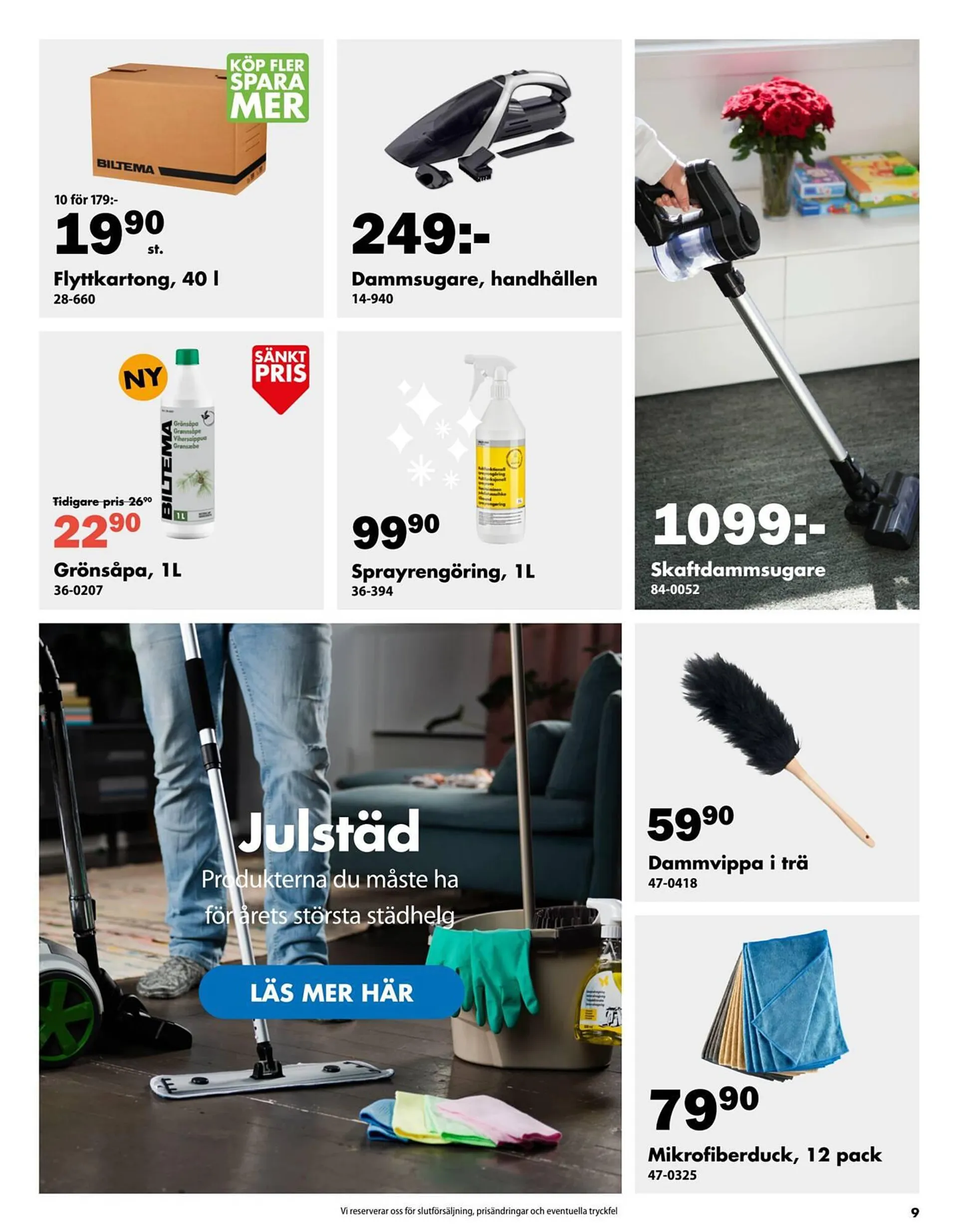 Biltema reklamblad från 26 december till 25 januari 2024 - Reklamblad sidor 9