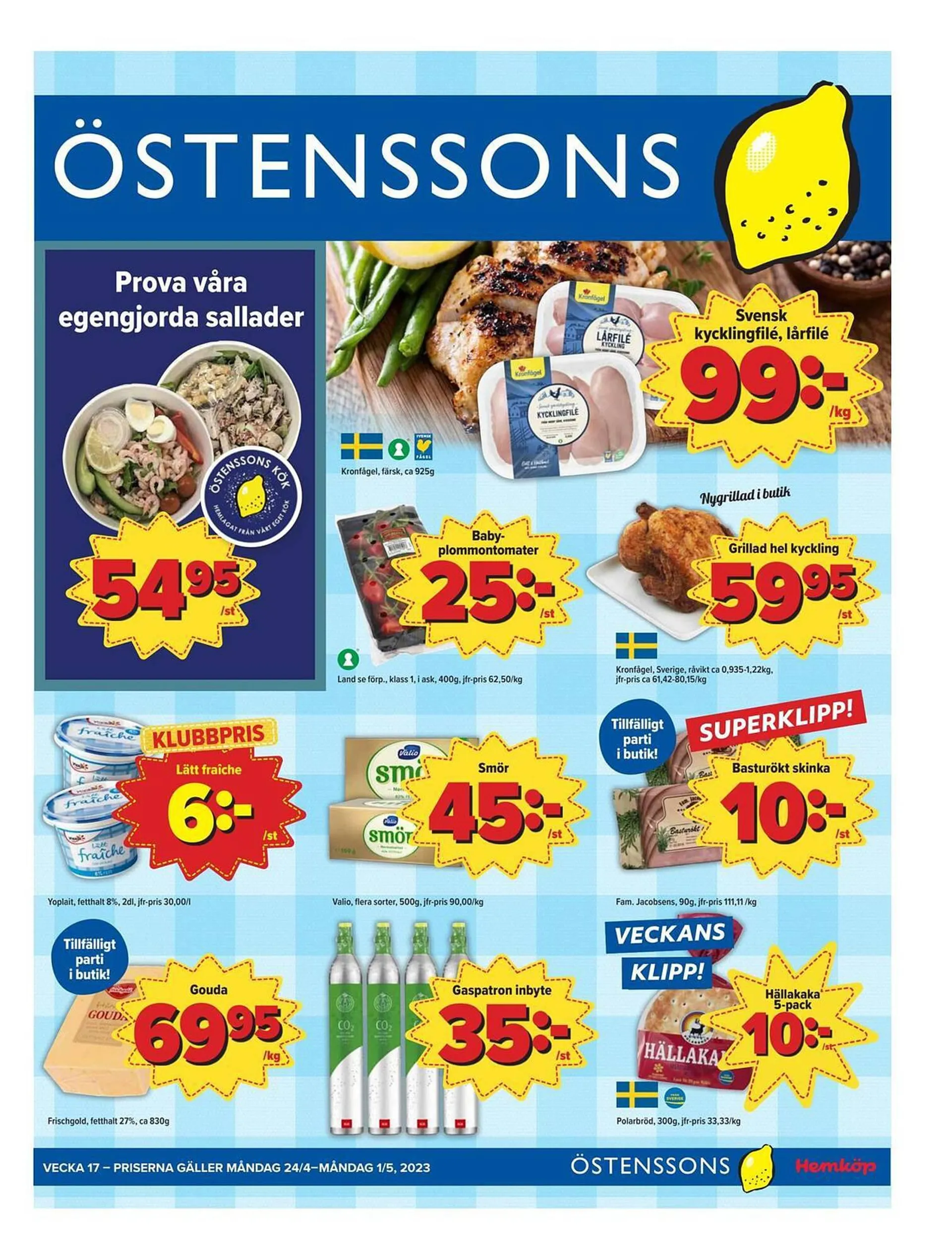Östenssons reklamblad - 1