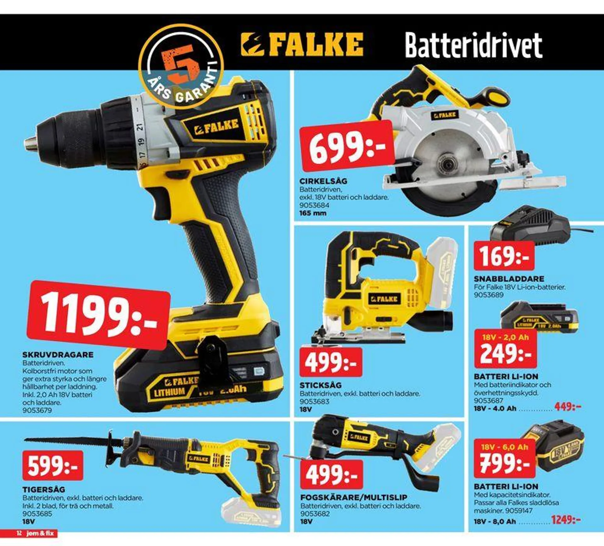 Jem&Fix reklamblad från 23 juni till 30 juni 2024 - Reklamblad sidor 12