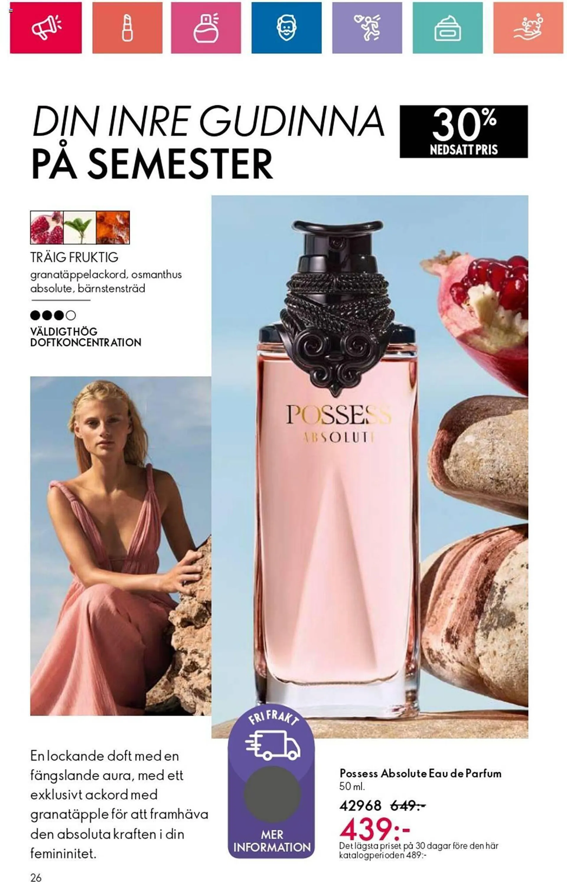 Oriflame reklamblad från 1 augusti till 21 augusti 2024 - Reklamblad sidor 26