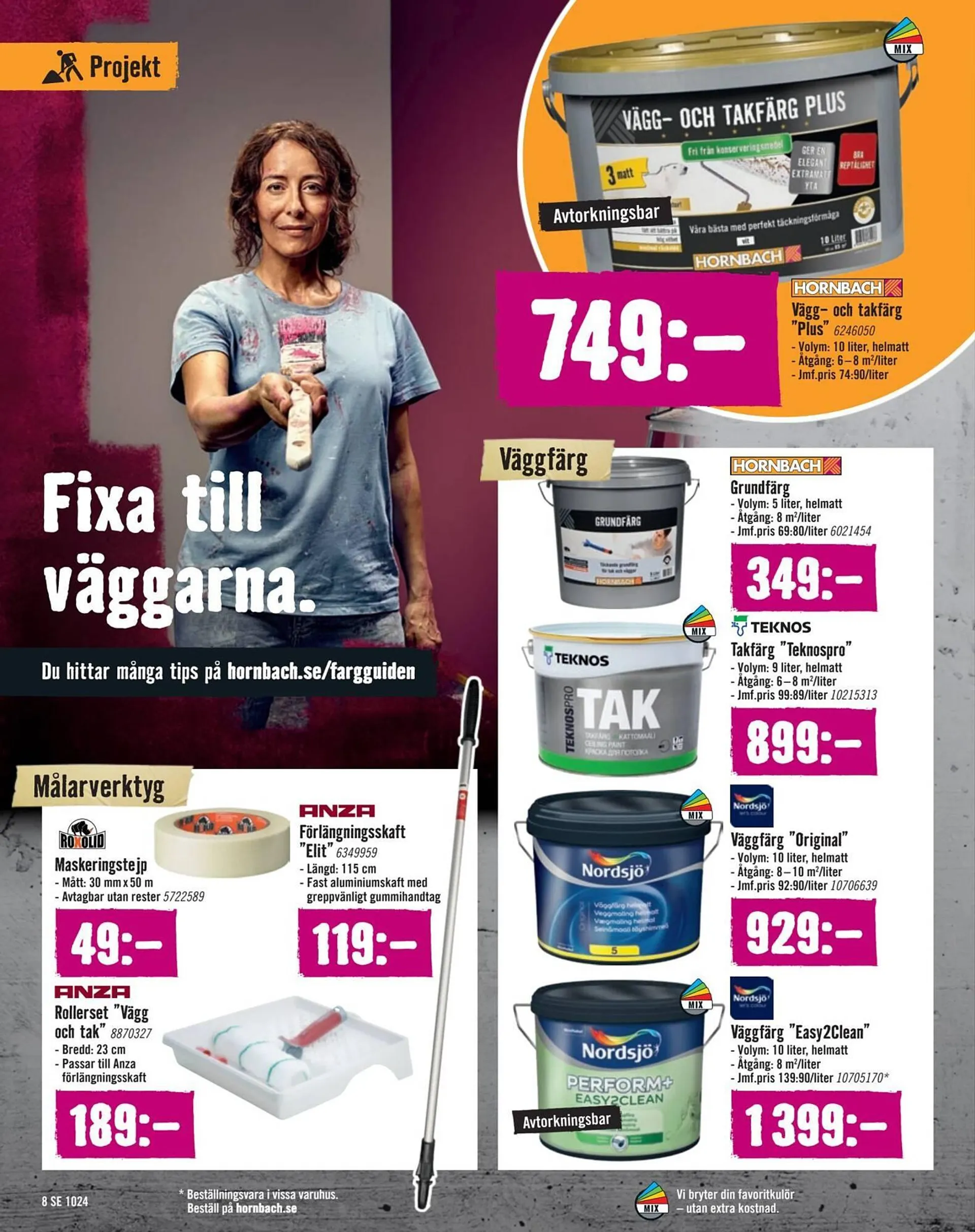 Hornbach reklamblad från 27 september till 23 oktober 2024 - Reklamblad sidor 8