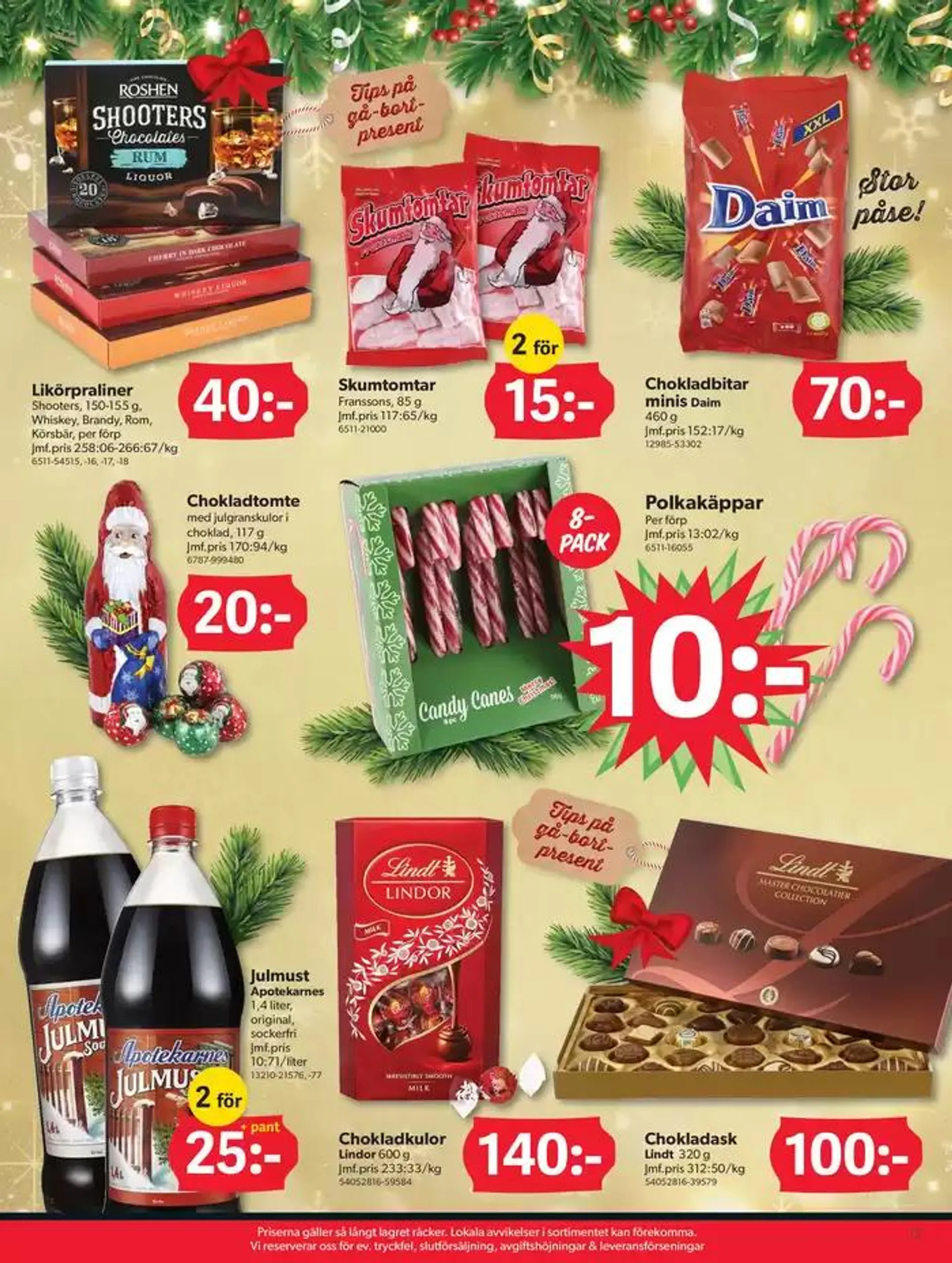 DollarStore Erbjudanden från 17 december till 31 december 2024 - Reklamblad sidor 13