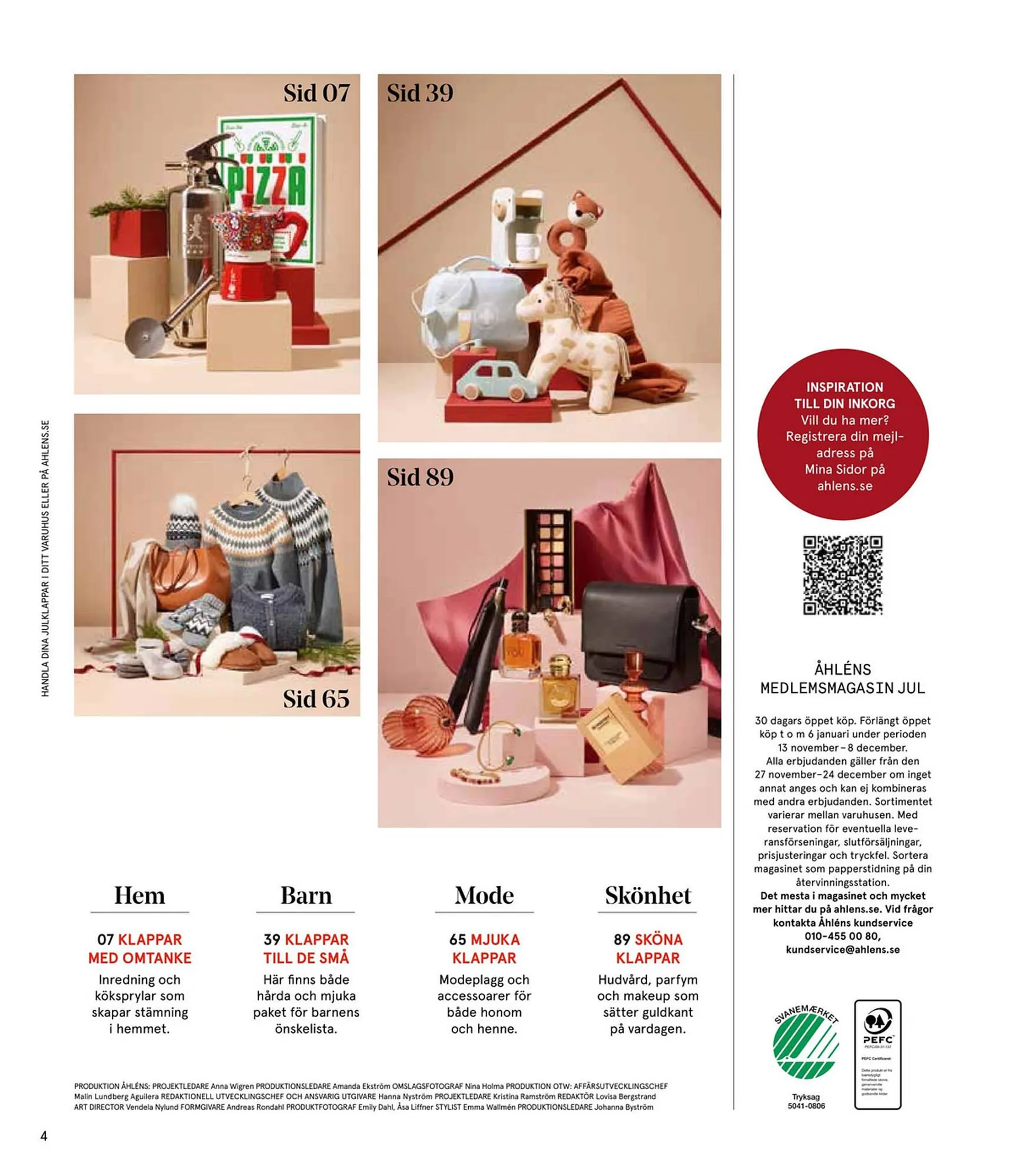 Åhléns reklamblad från 25 november till 24 december 2024 - Reklamblad sidor 4