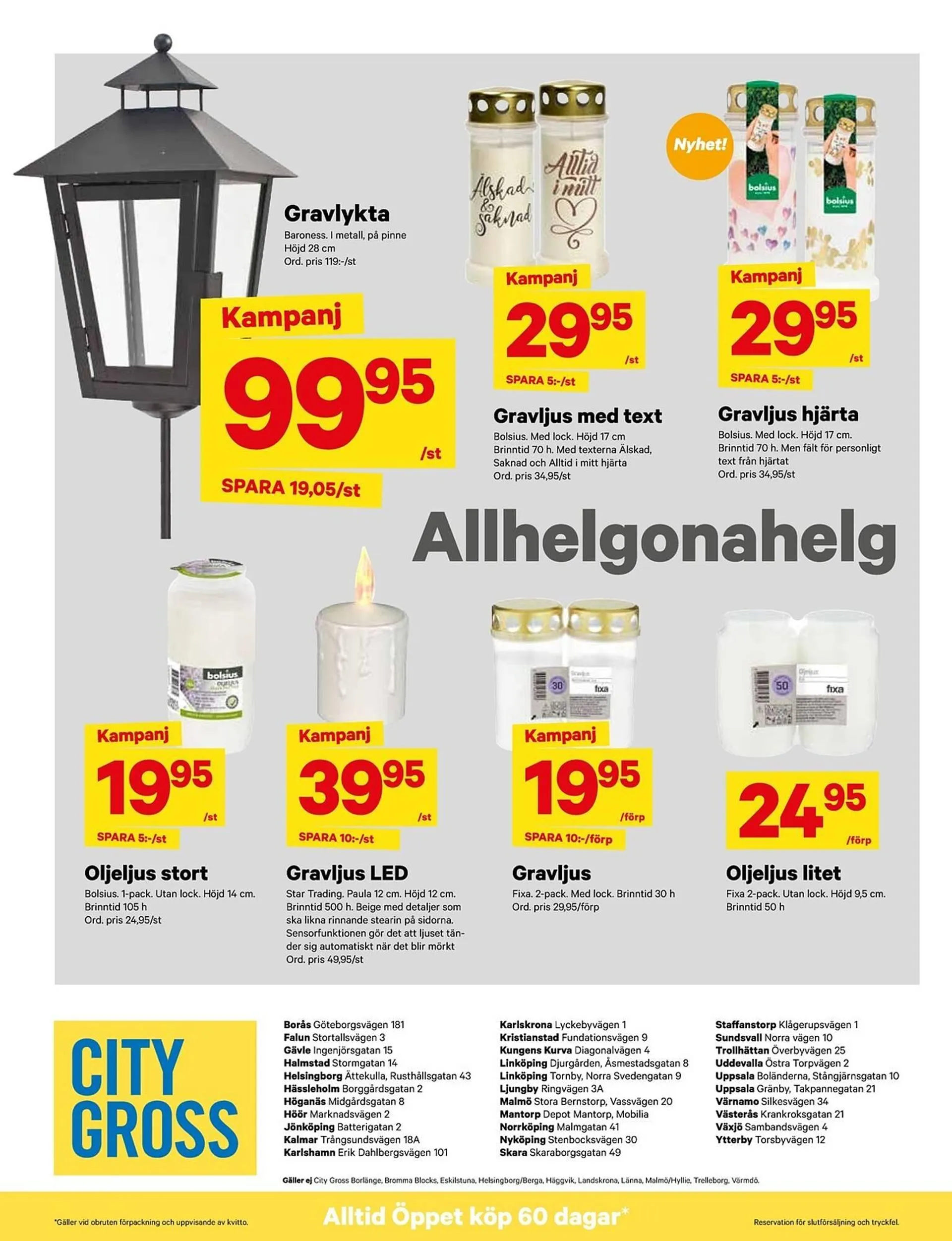 City Gross reklamblad från 23 september till 20 oktober 2024 - Reklamblad sidor 16