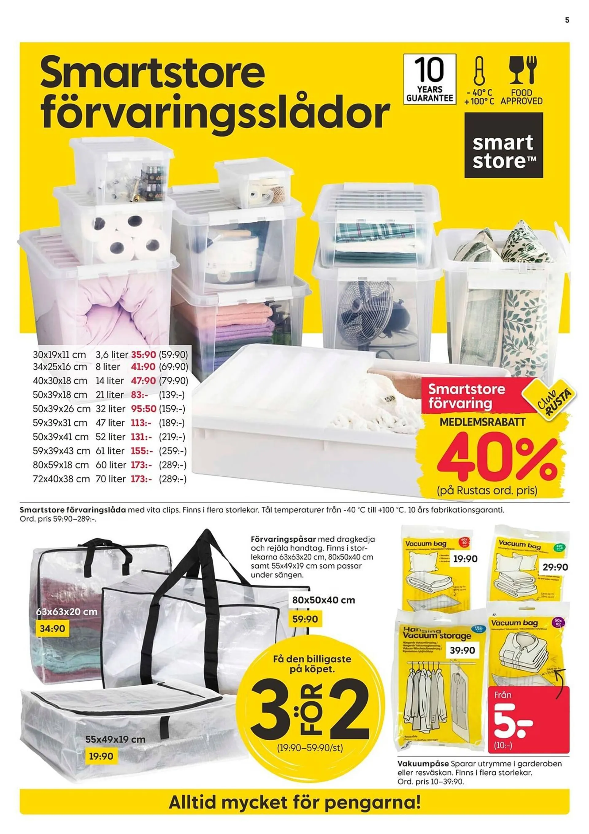 Rusta reklamblad från 30 december till 6 januari 2025 - Reklamblad sidor 5