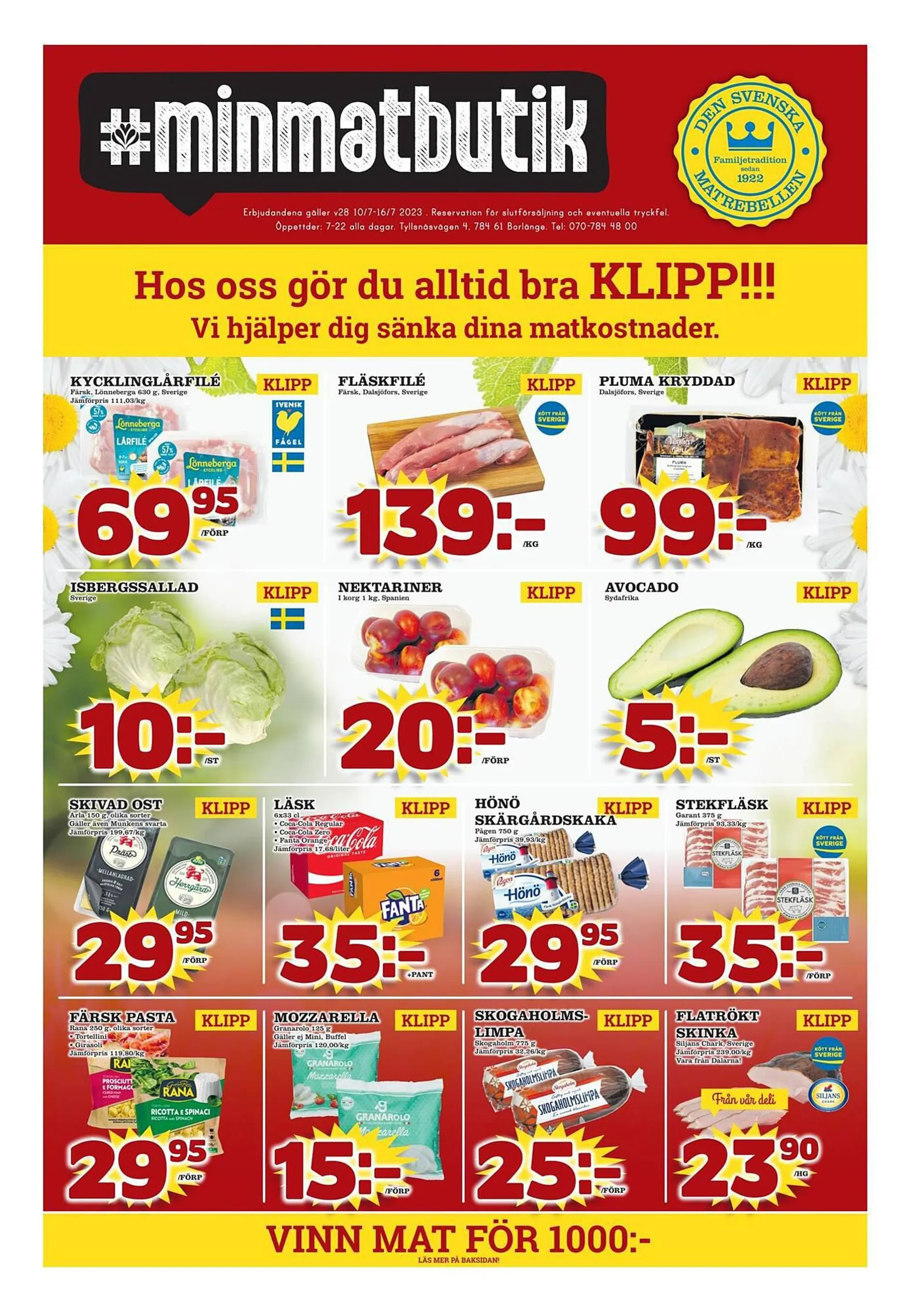 minmatbutik reklamblad - 1