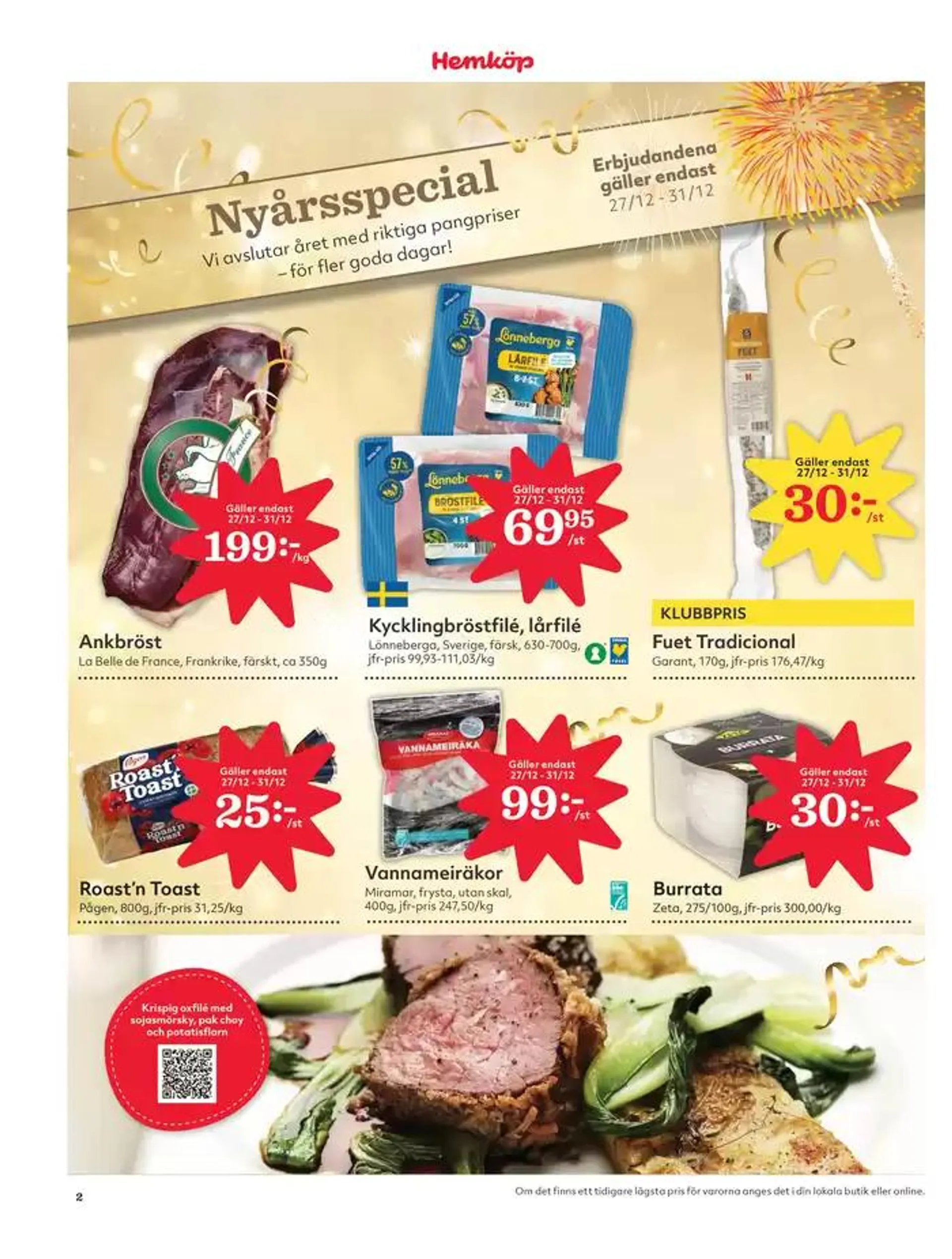 Våra bästa erbjudanden för dig från 23 december till 29 december 2024 - Reklamblad sidor 2