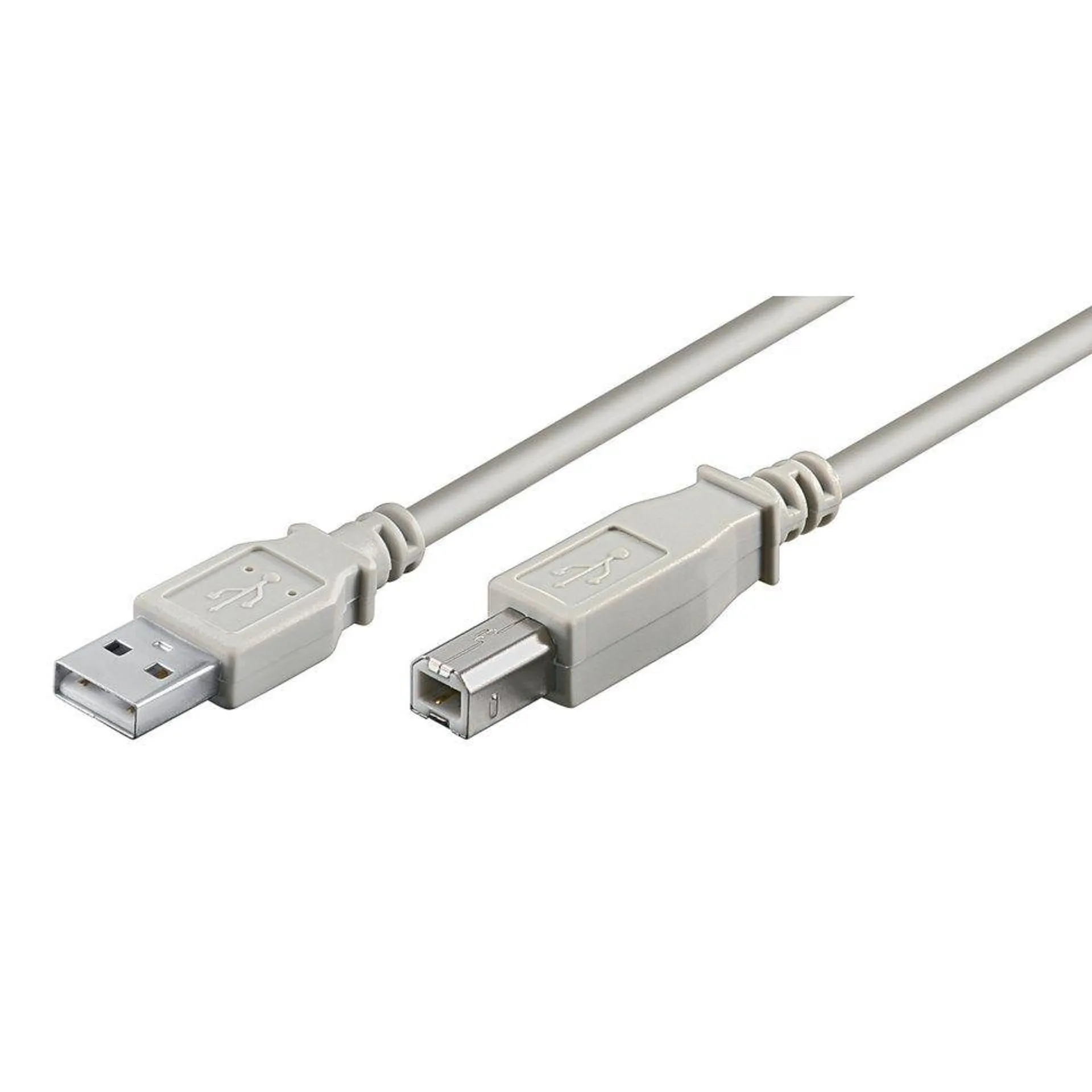 Luxorparts USB-B-kabel Grå 0,5 m