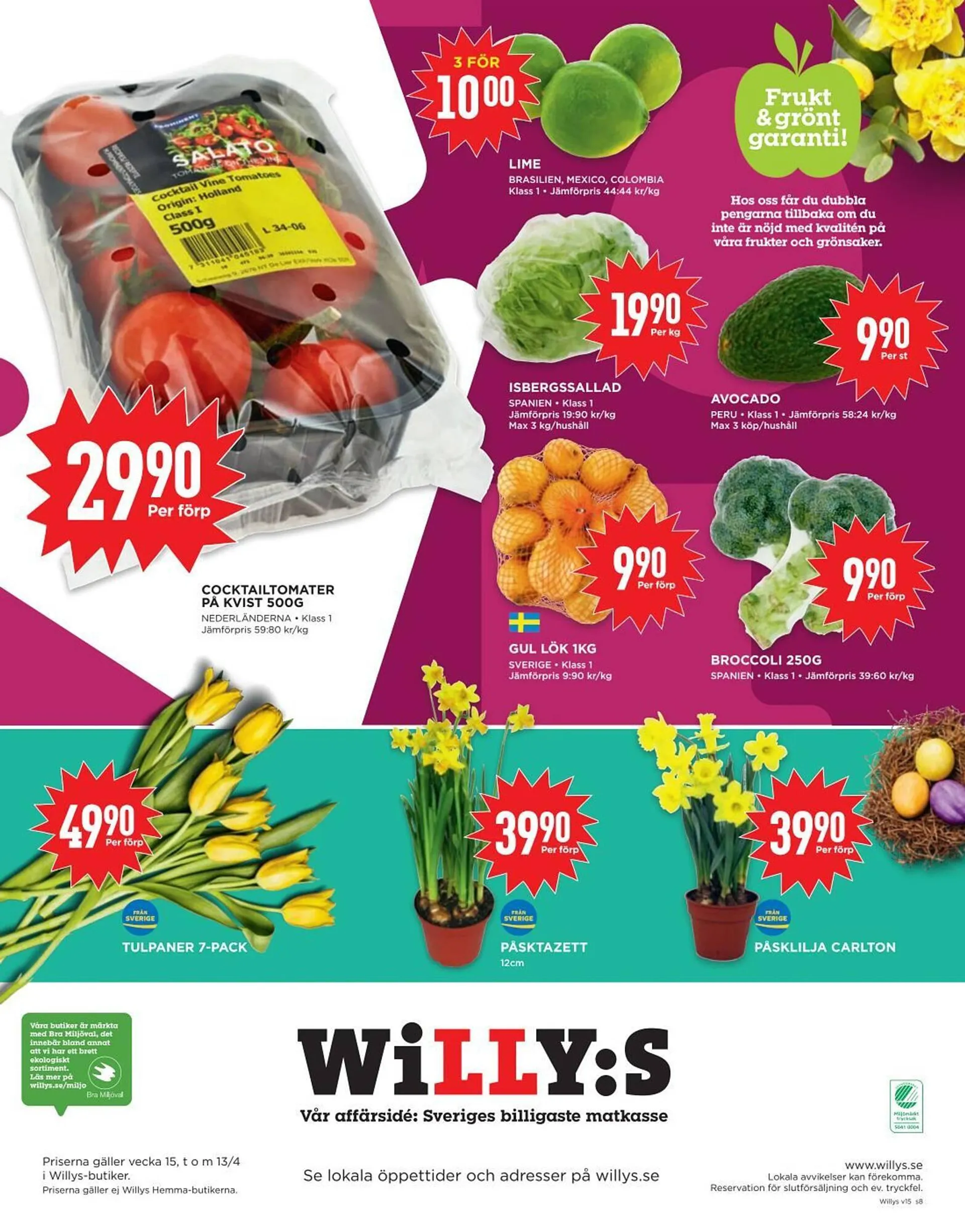 Willys reklamblad från 7 april till 14 april 2025 - Reklamblad sidor 8