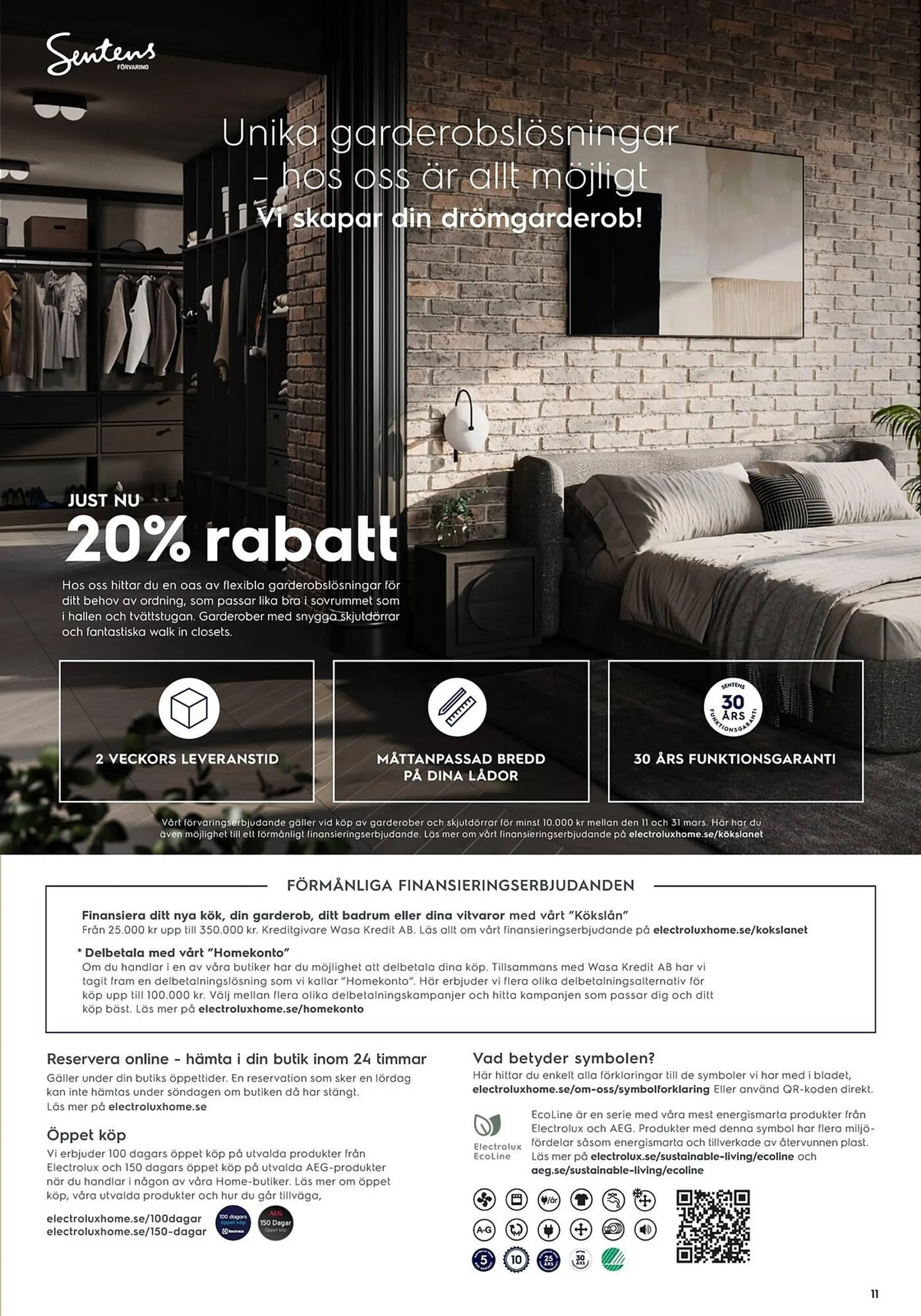 Electrolux Home reklamblad från 11 mars till 31 mars 2025 - Reklamblad sidor 11