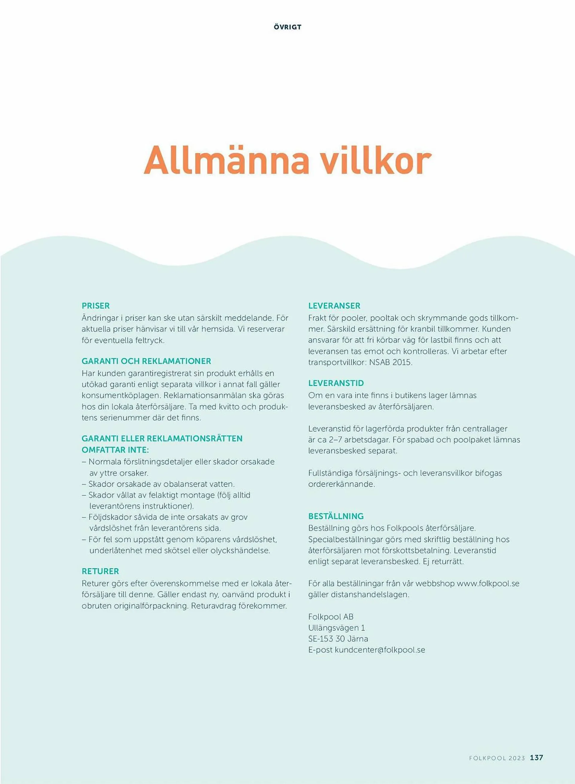 Folkpool reklamblad från 1 maj till 31 juli 2023 - Reklamblad sidor 137