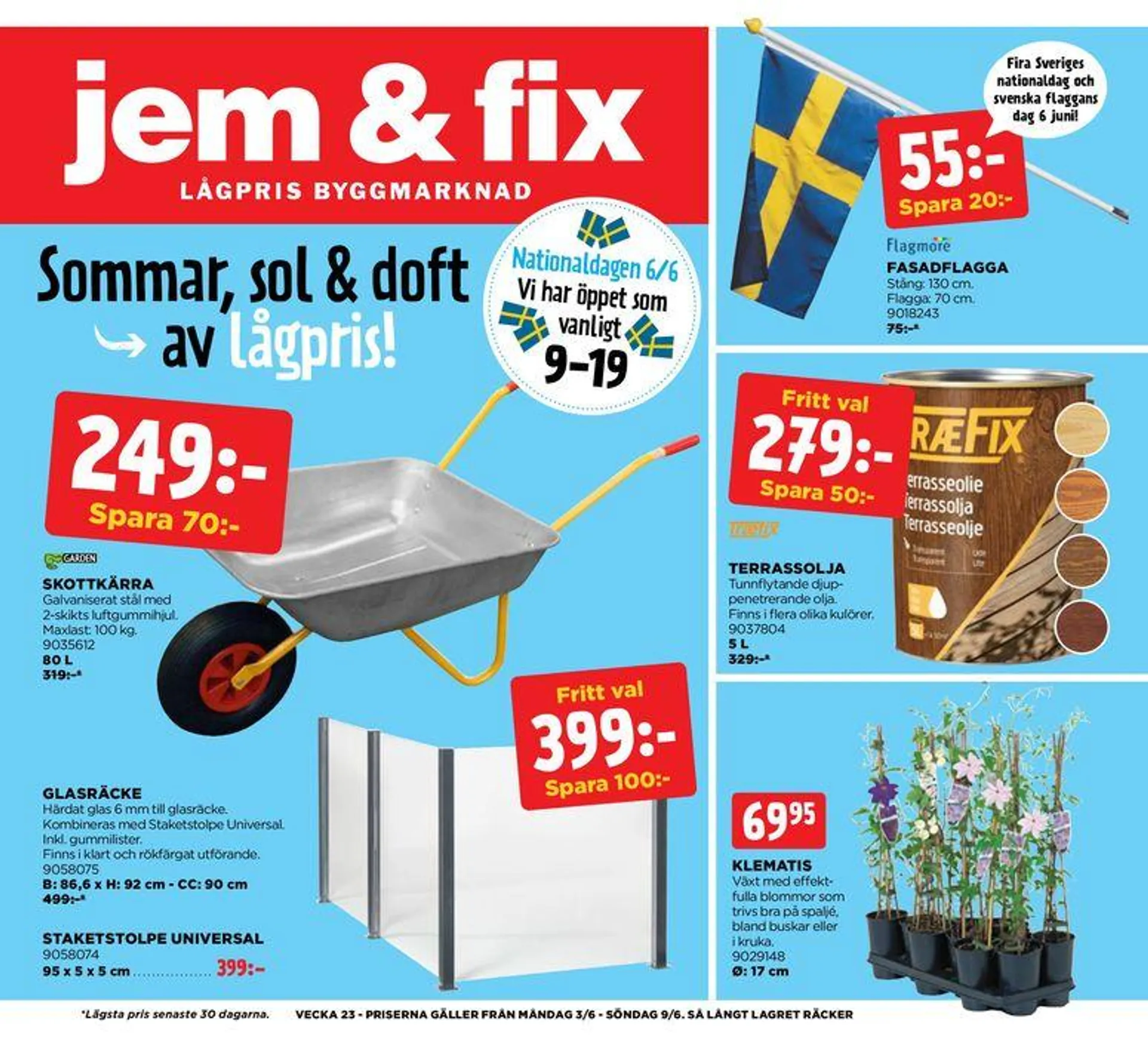 Jem&Fix reklamblad - 1